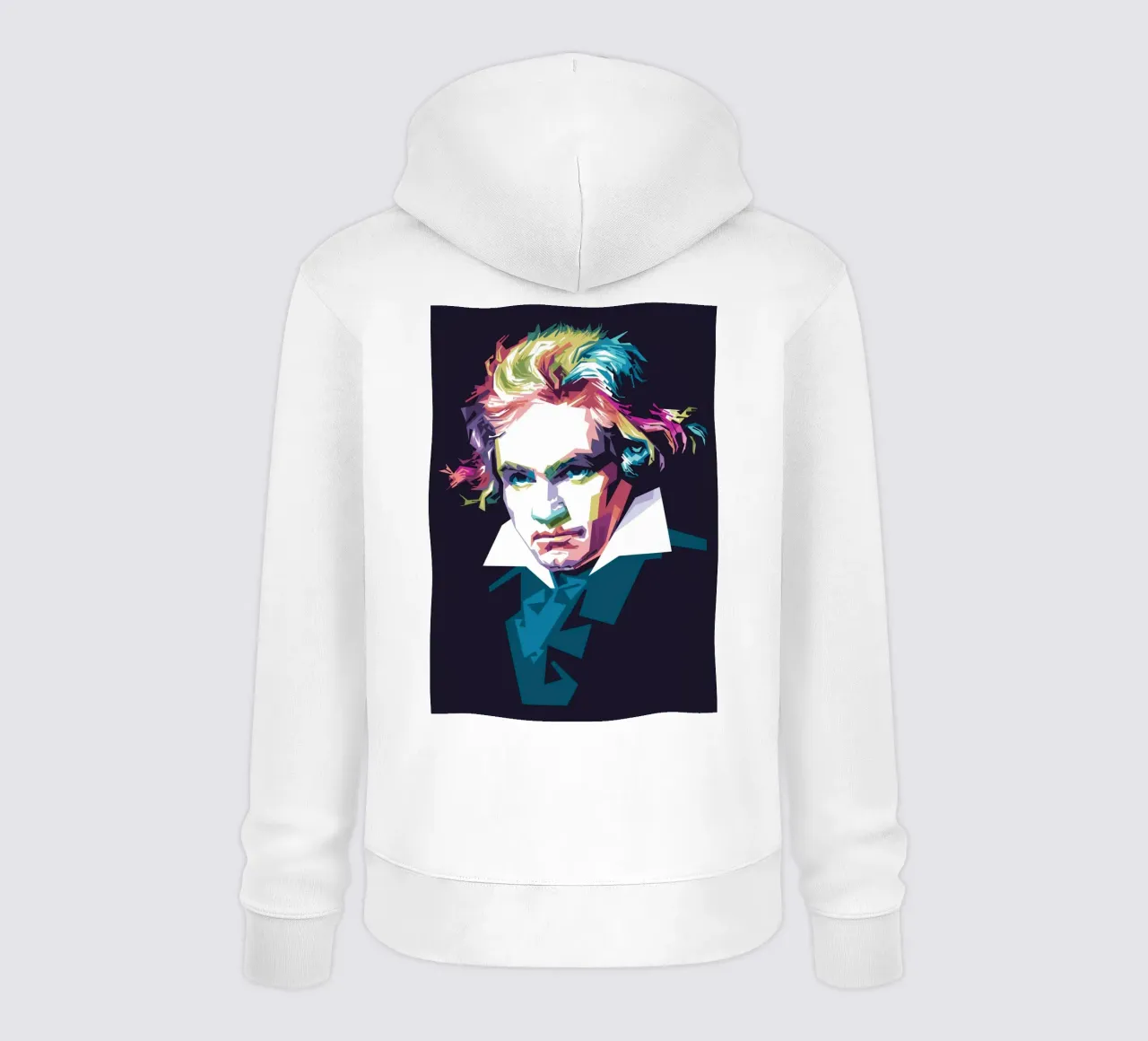 Beethoven in stile WPAP felpa con cappuccio da Alkahfsmart