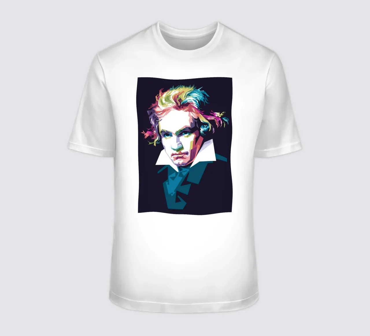 Beethoven in stile WPAP t-shirt da Alkahfsmart