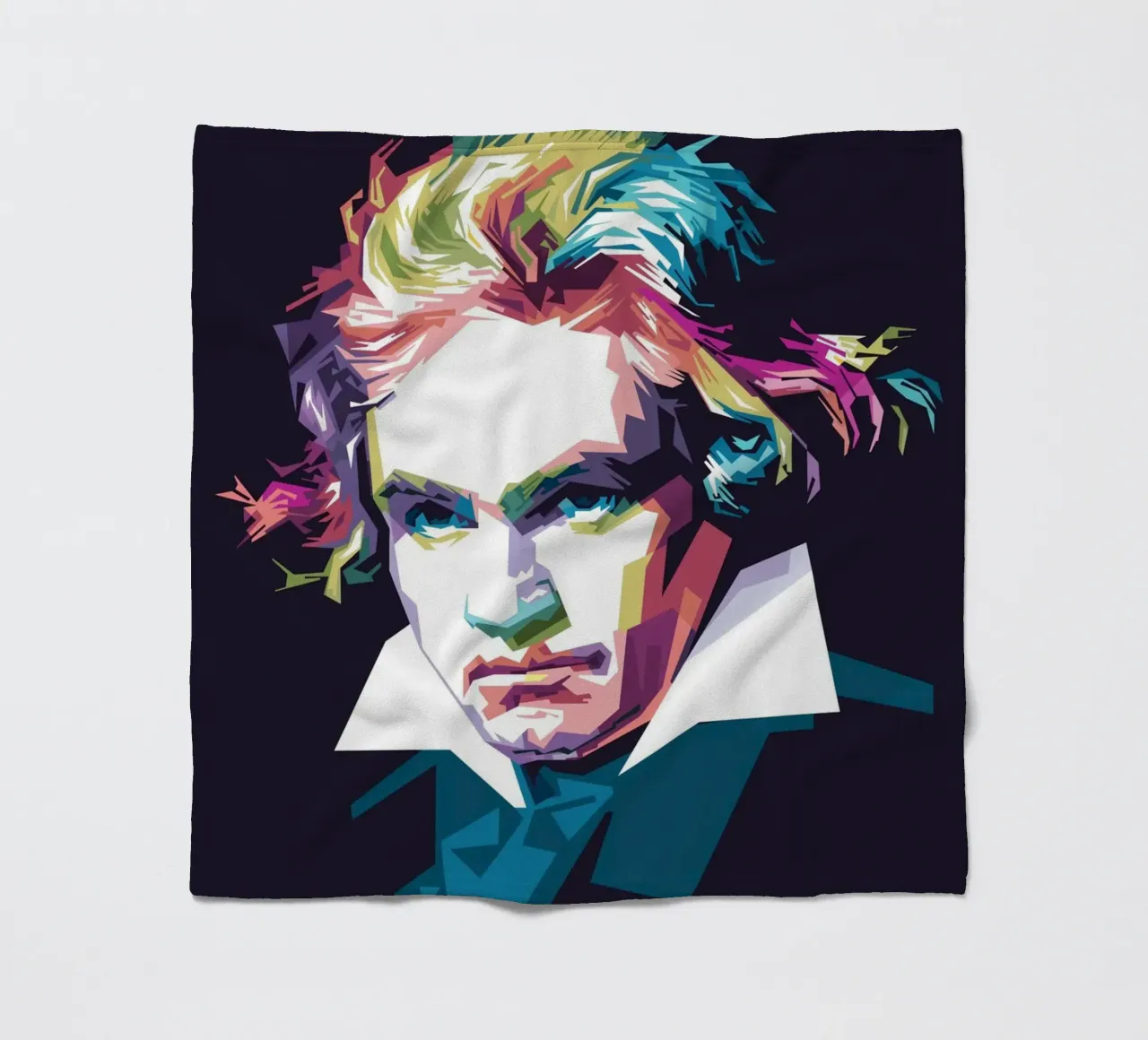 Beethoven in stile WPAP coperta in pile da Alkahfsmart