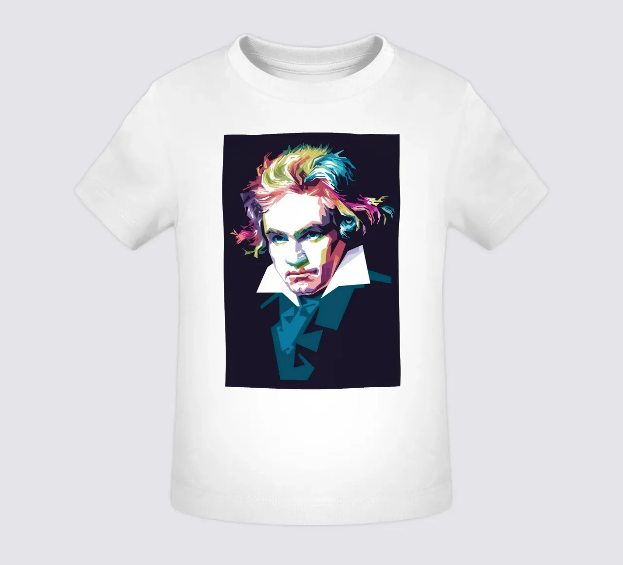 Beethoven in stile WPAP maglietta neonato da Alkahfsmart