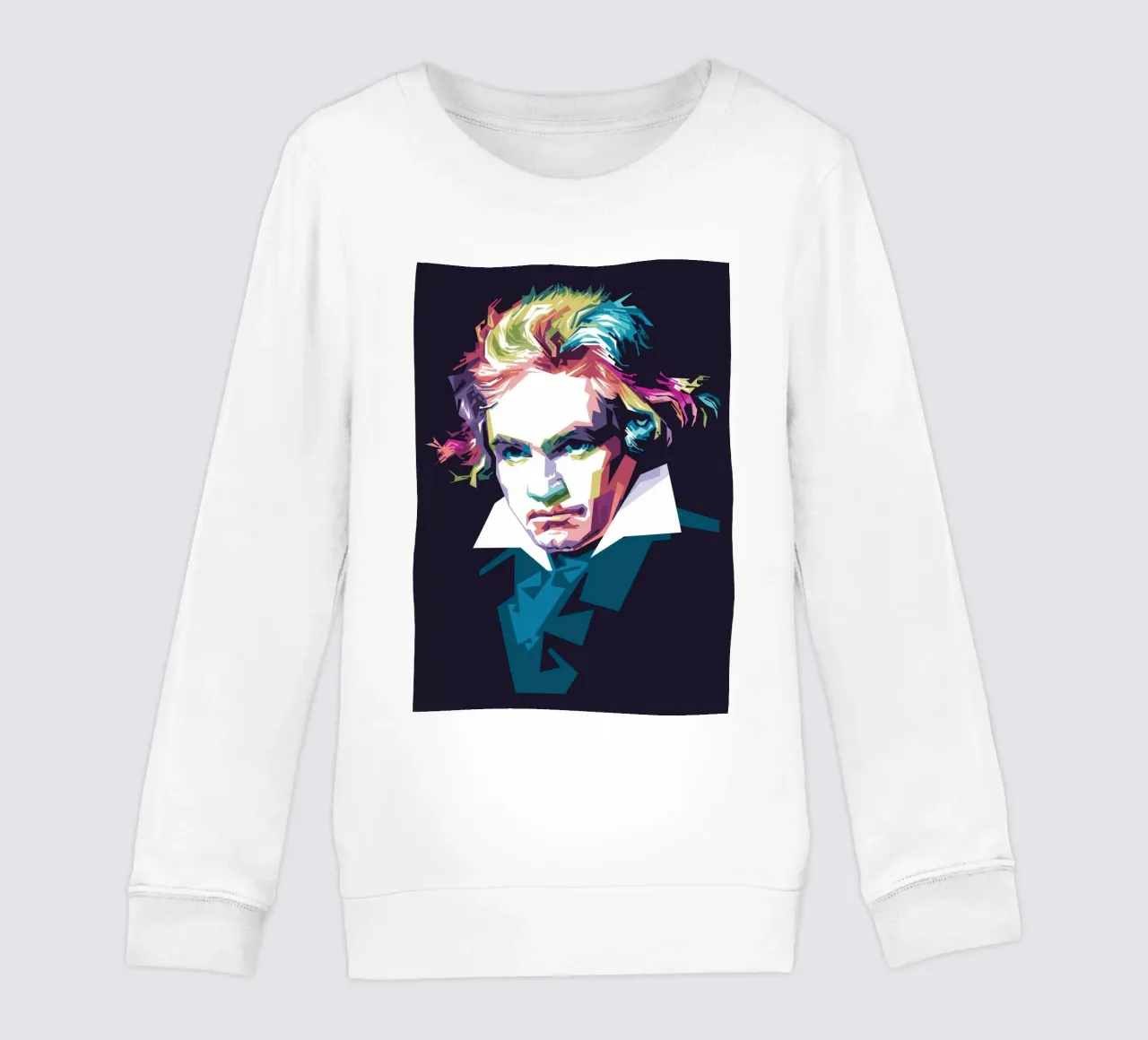 Beethoven in stile WPAP felpa bambino da Alkahfsmart