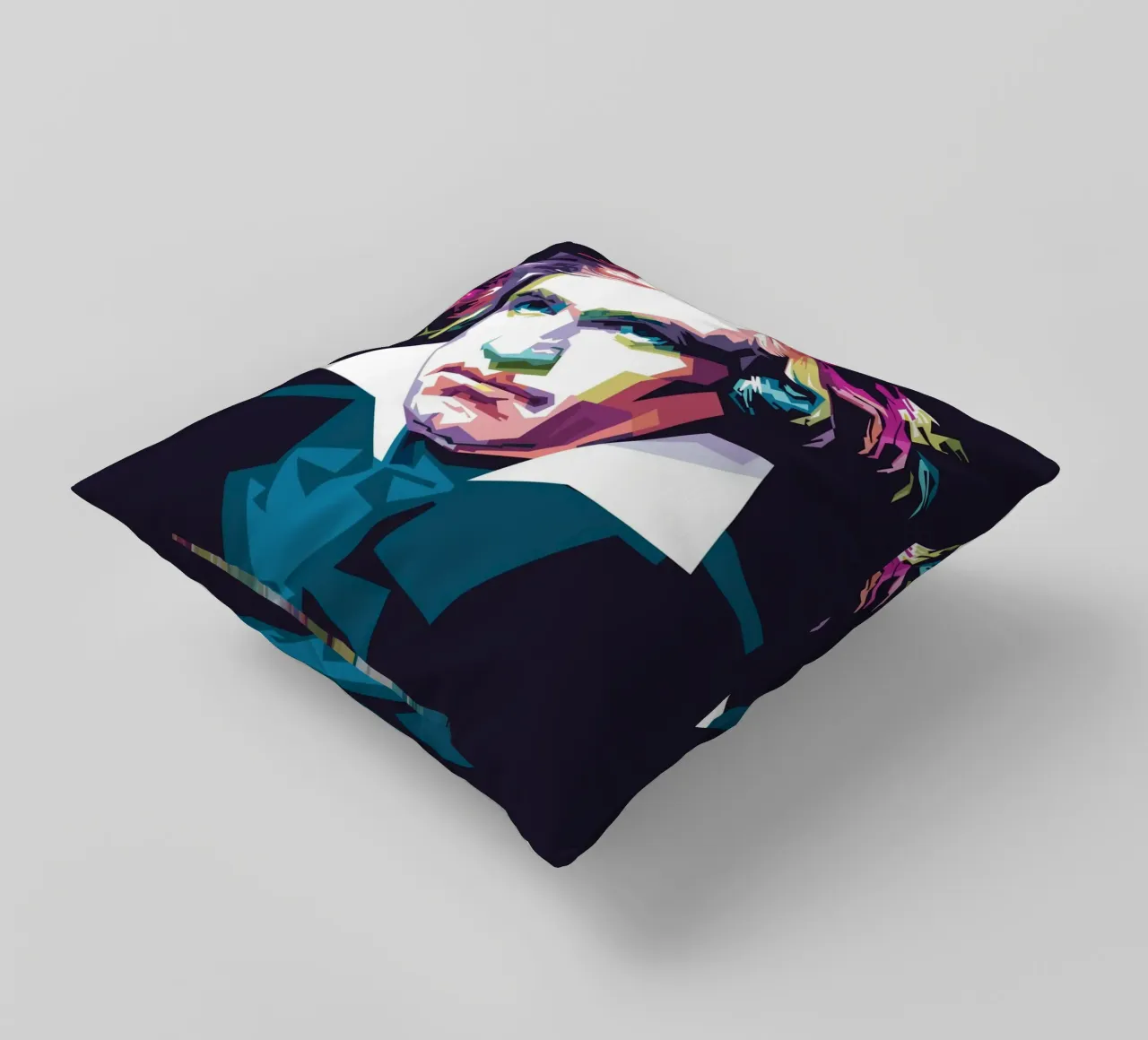 Beethoven in stile WPAP cuscino da Alkahfsmart