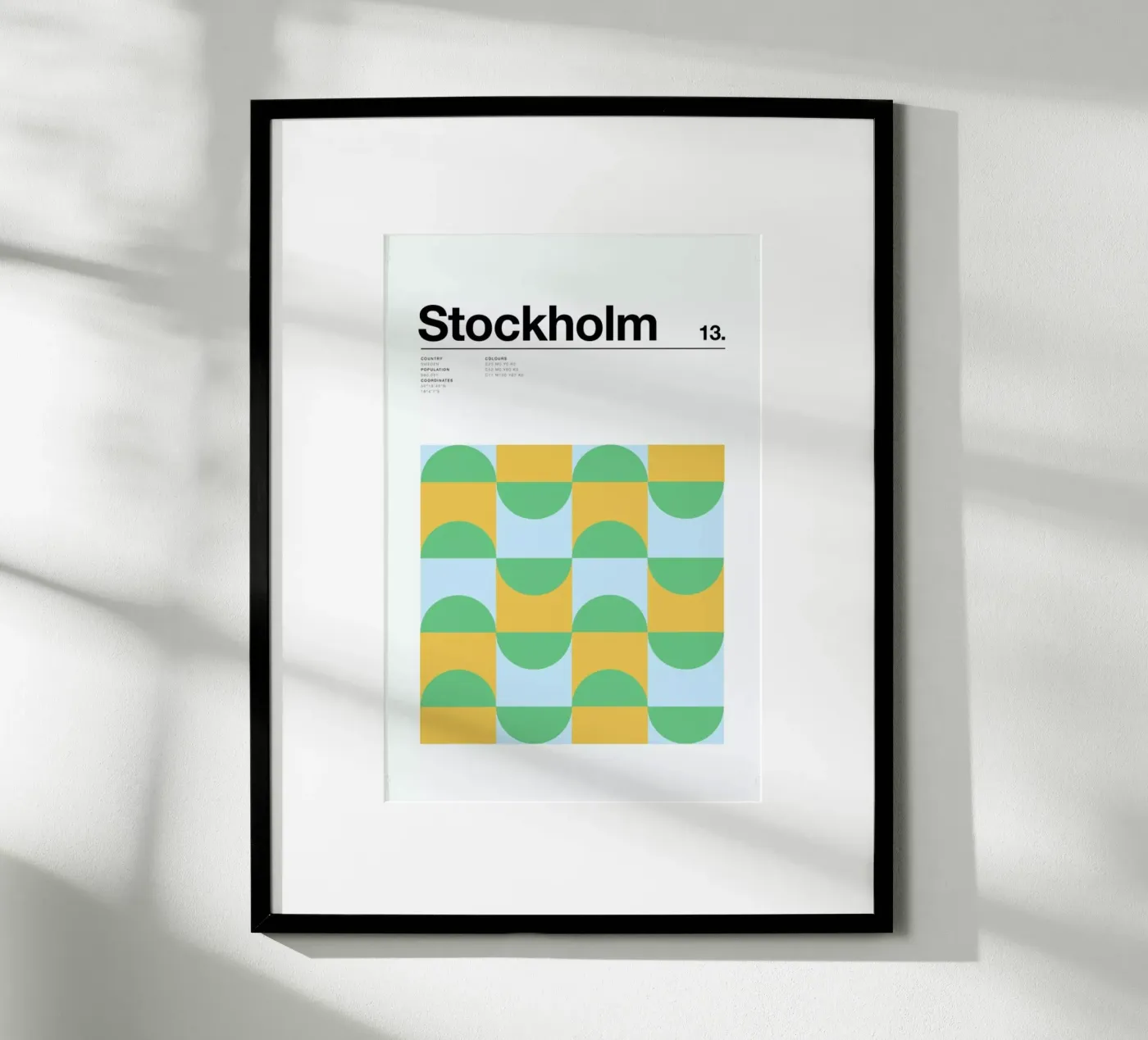Stockholm poster da Nick Barclay