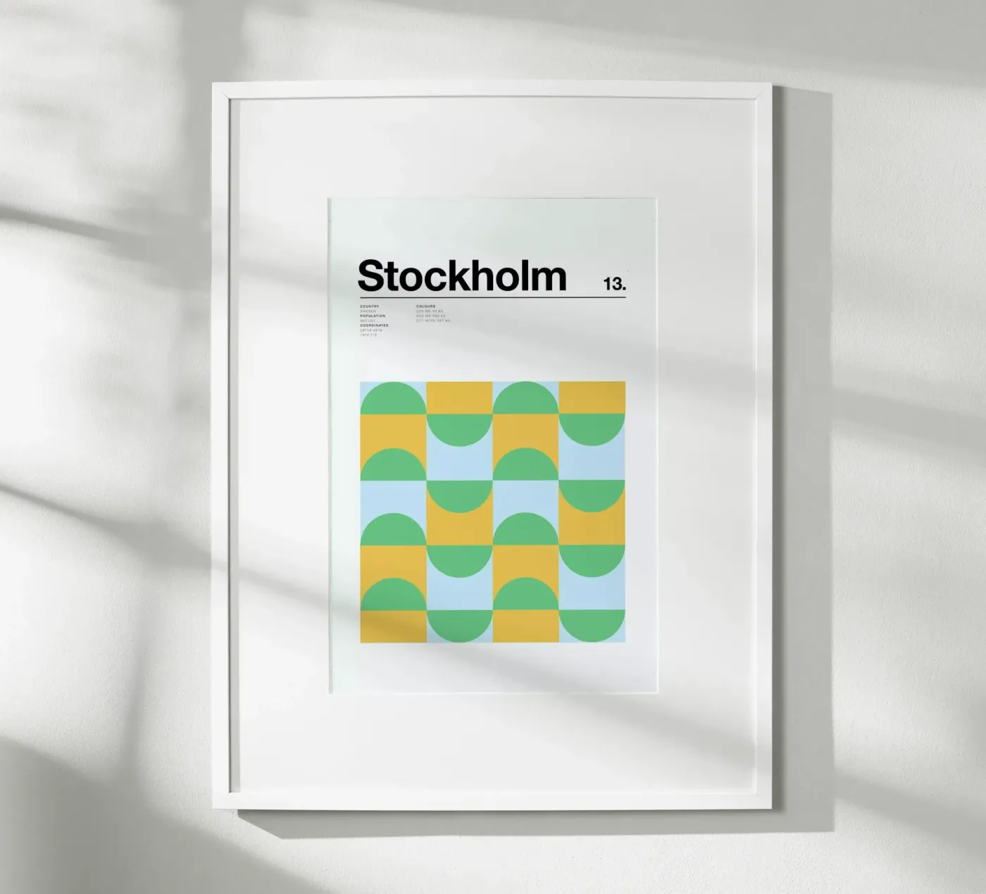 Stockholm poster da Nick Barclay