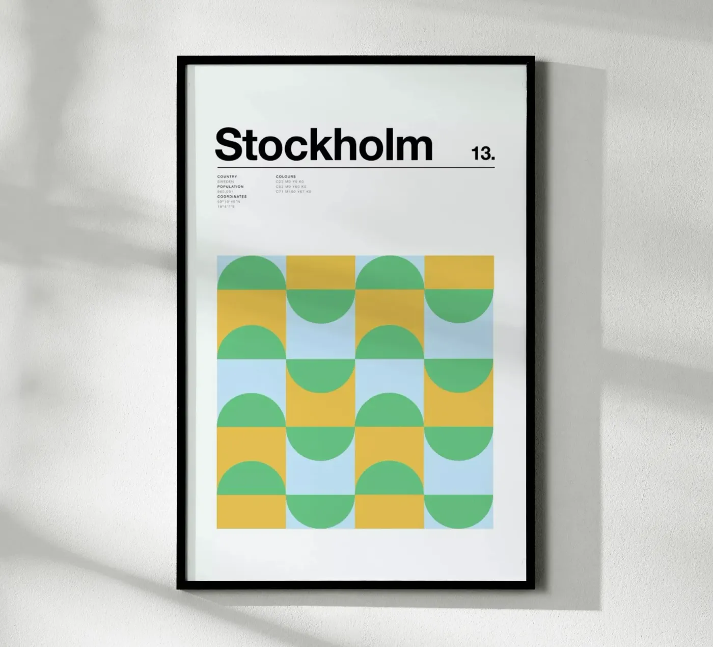 Stockholm poster da Nick Barclay
