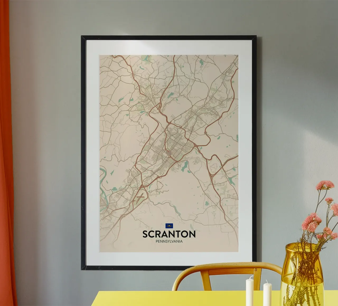 Scranton PA carta hahnemühle da Jacob W MICKELSON