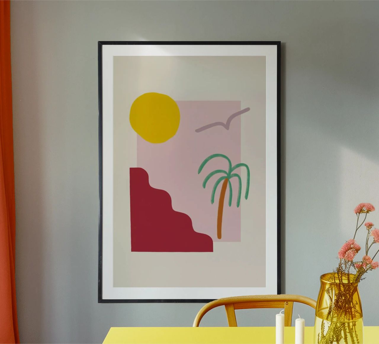 By the Sea Poster von Galaxy Eyes
