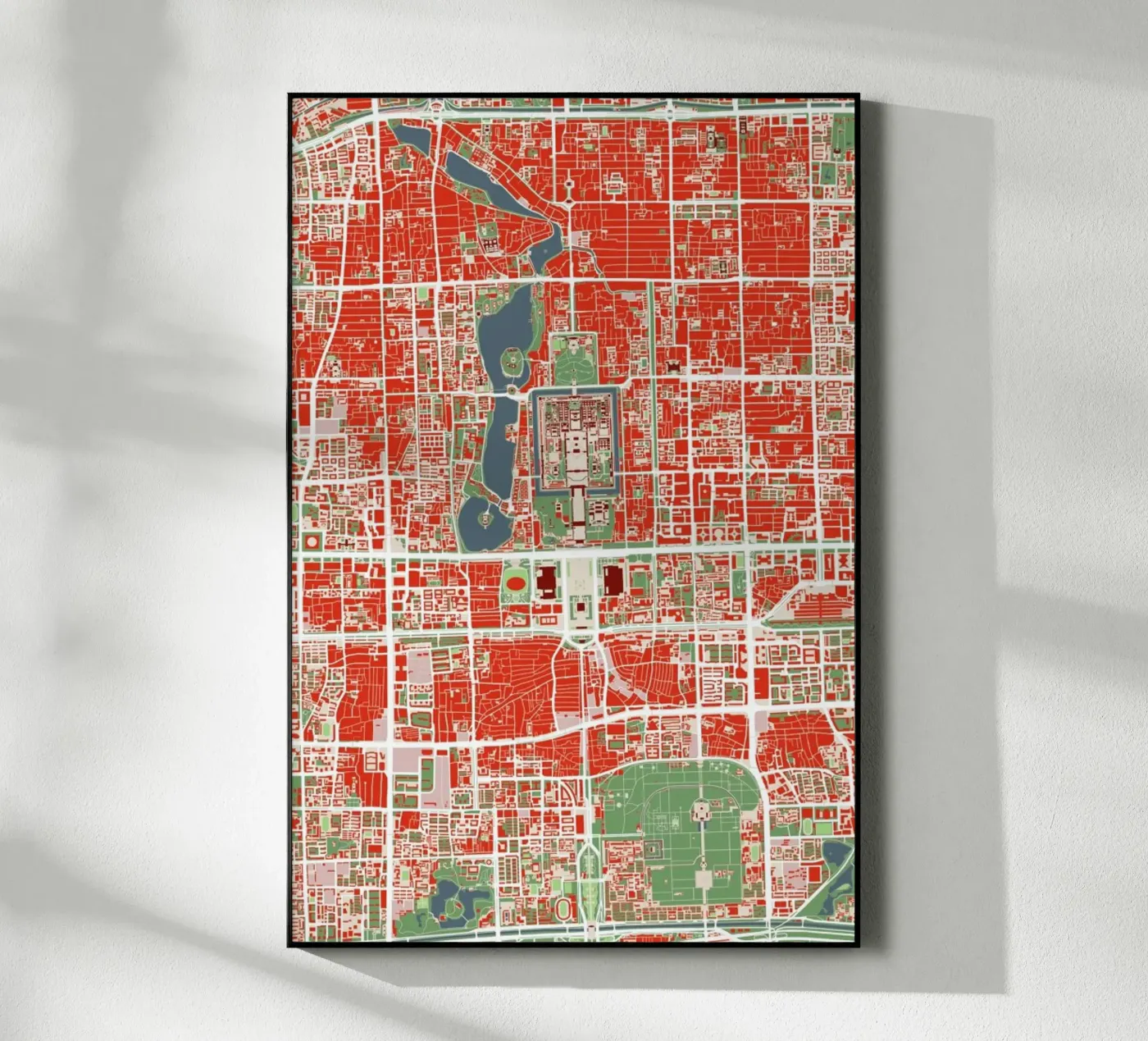 Beijing Classic acryl van Planos Urbanos