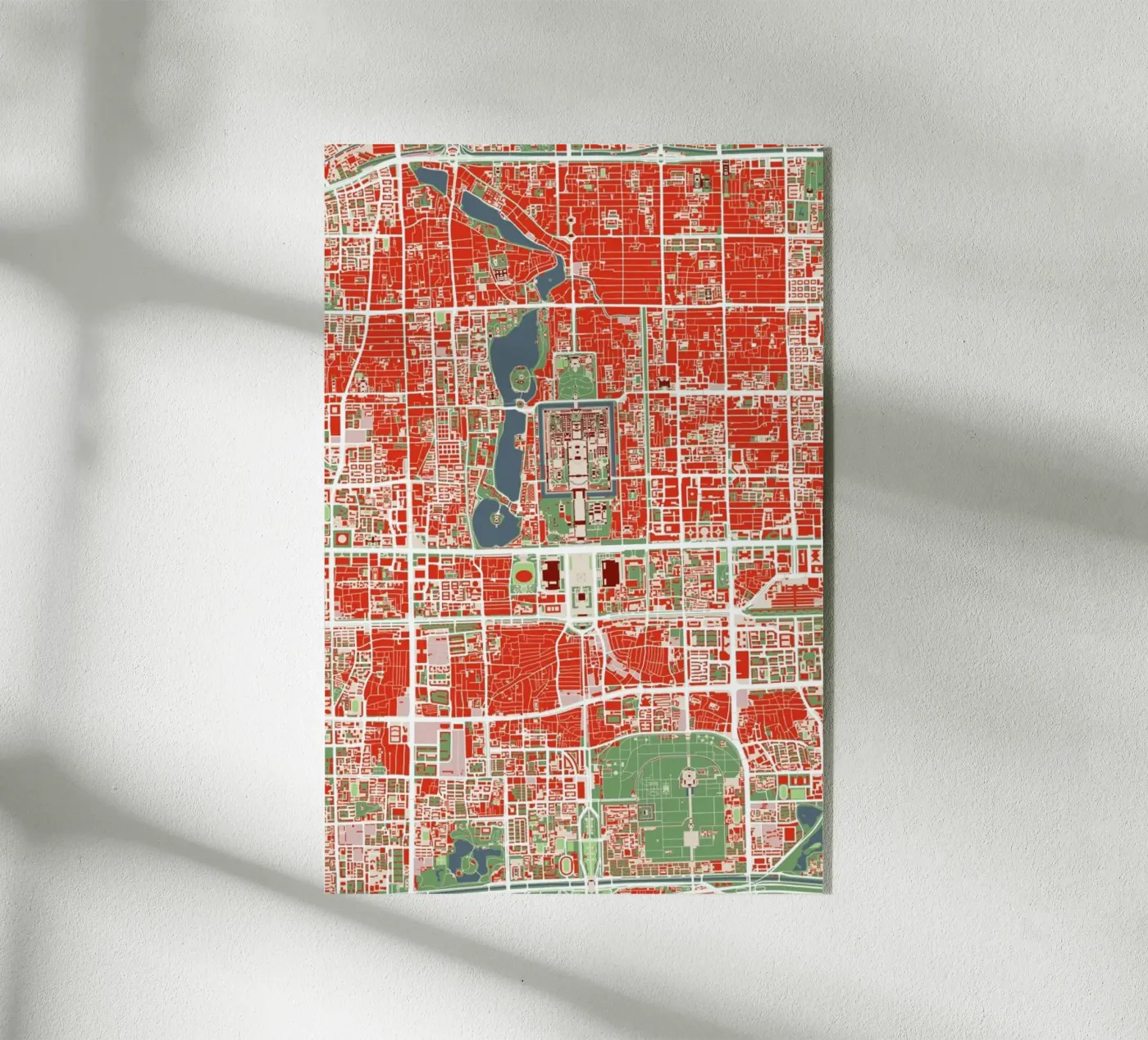 Beijing Classic acryl van Planos Urbanos