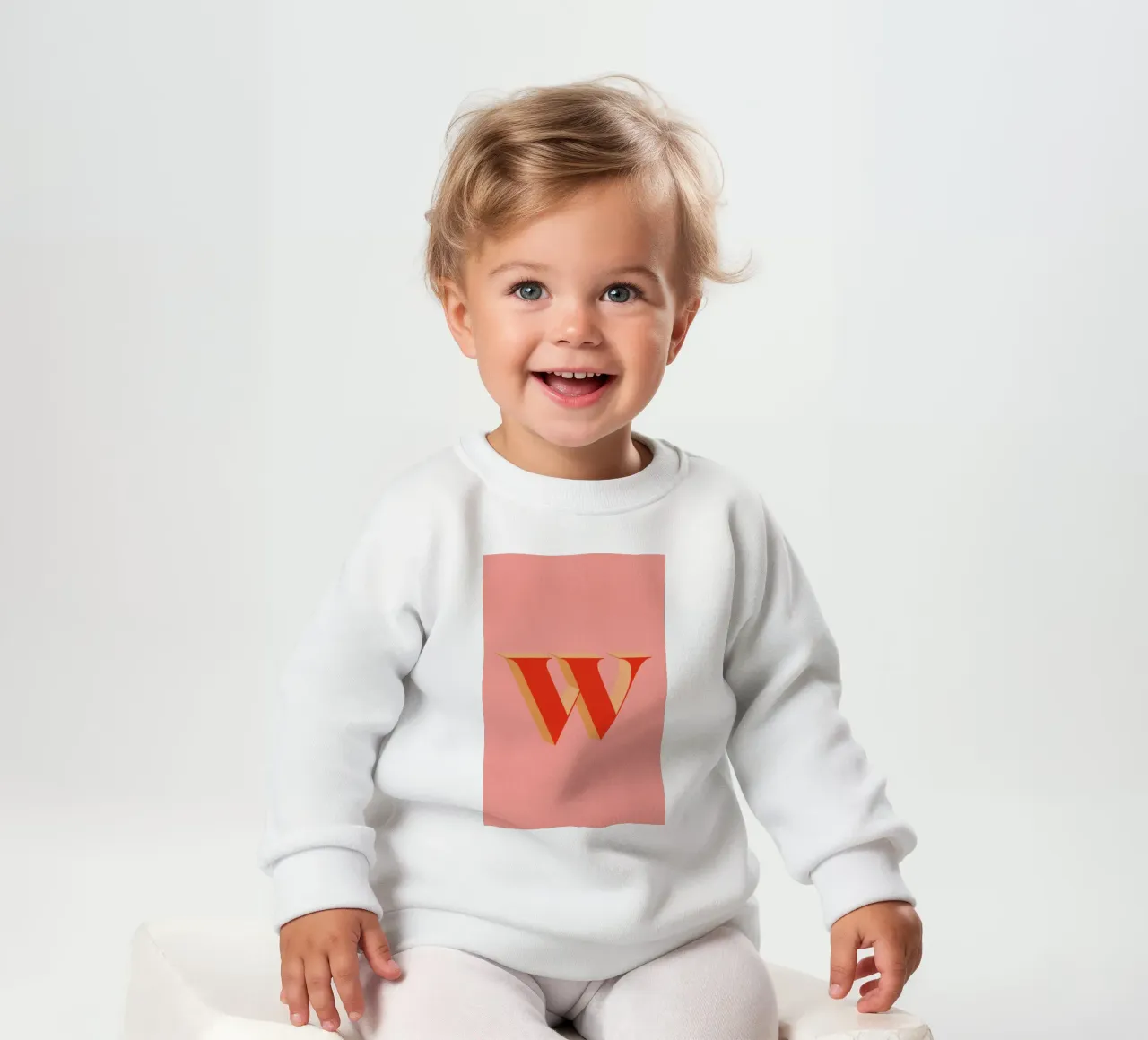 Red W felpa neonato da daylight design studio