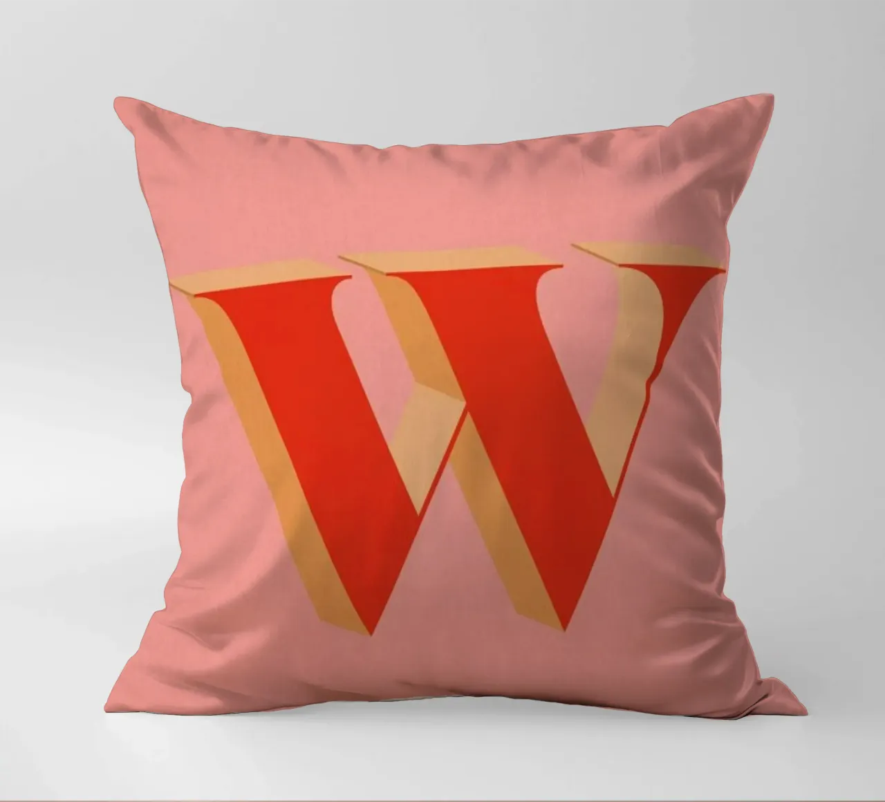 Red W cuscino da daylight design studio