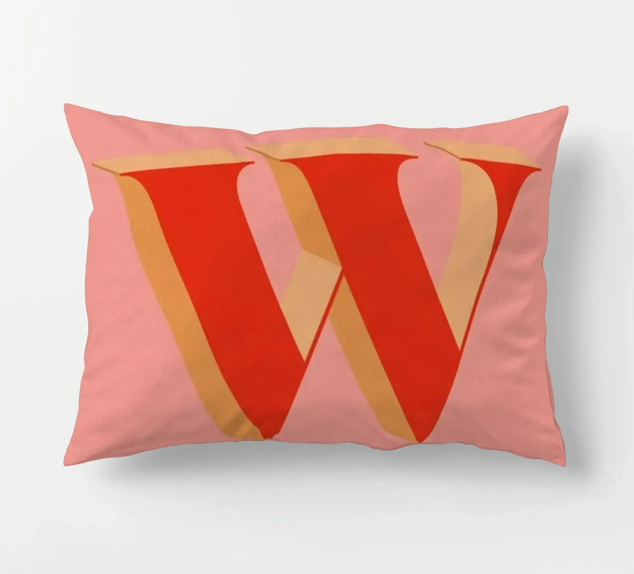 Red W cuscino da daylight design studio