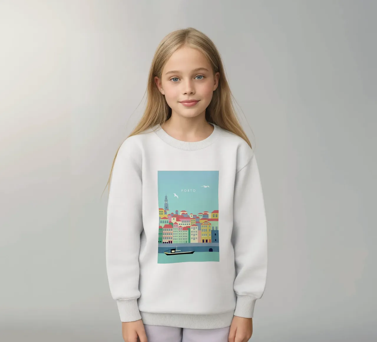 Porto kids sweatshirt by Katinka Reinke
