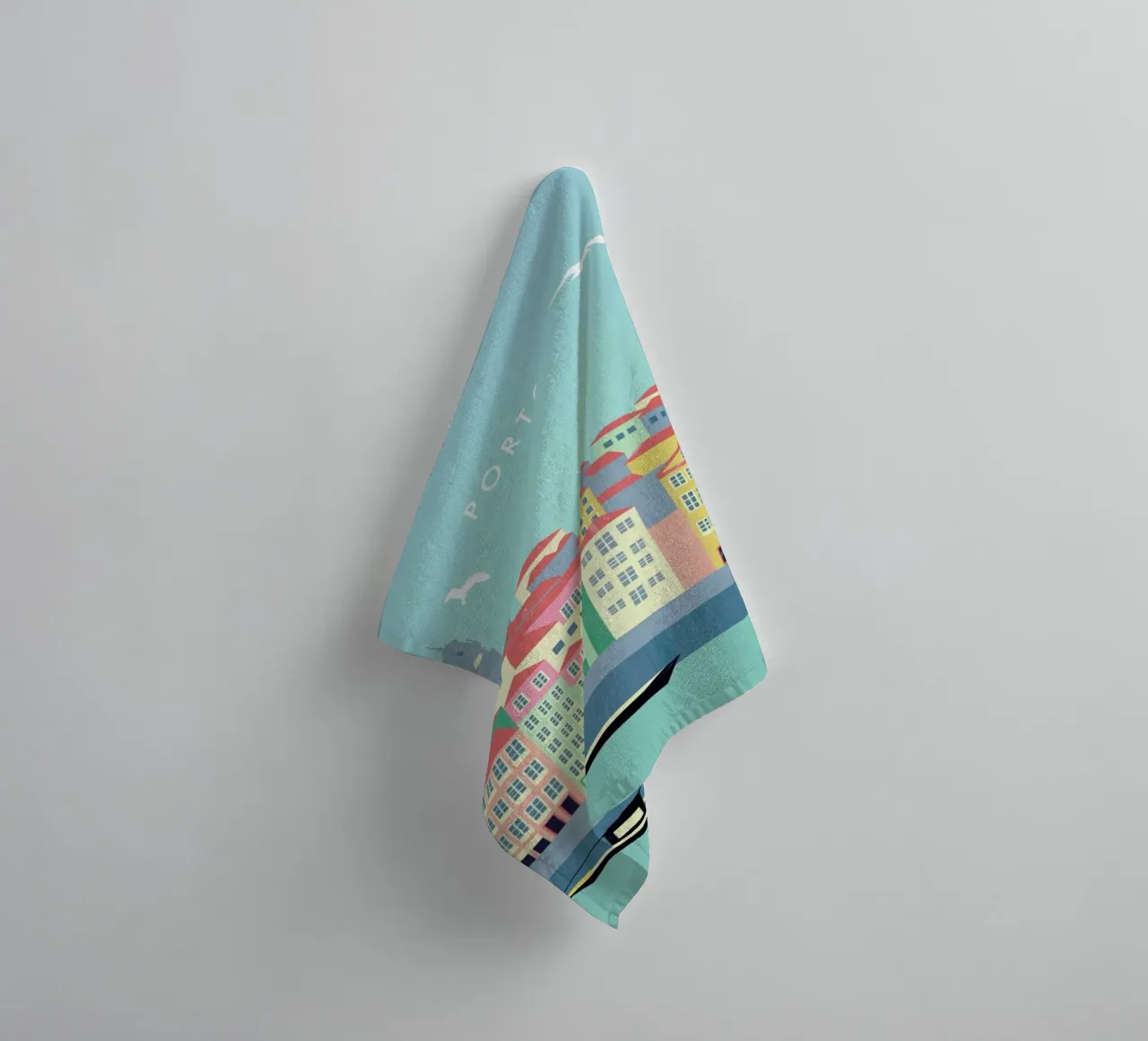Porto towel by Katinka Reinke