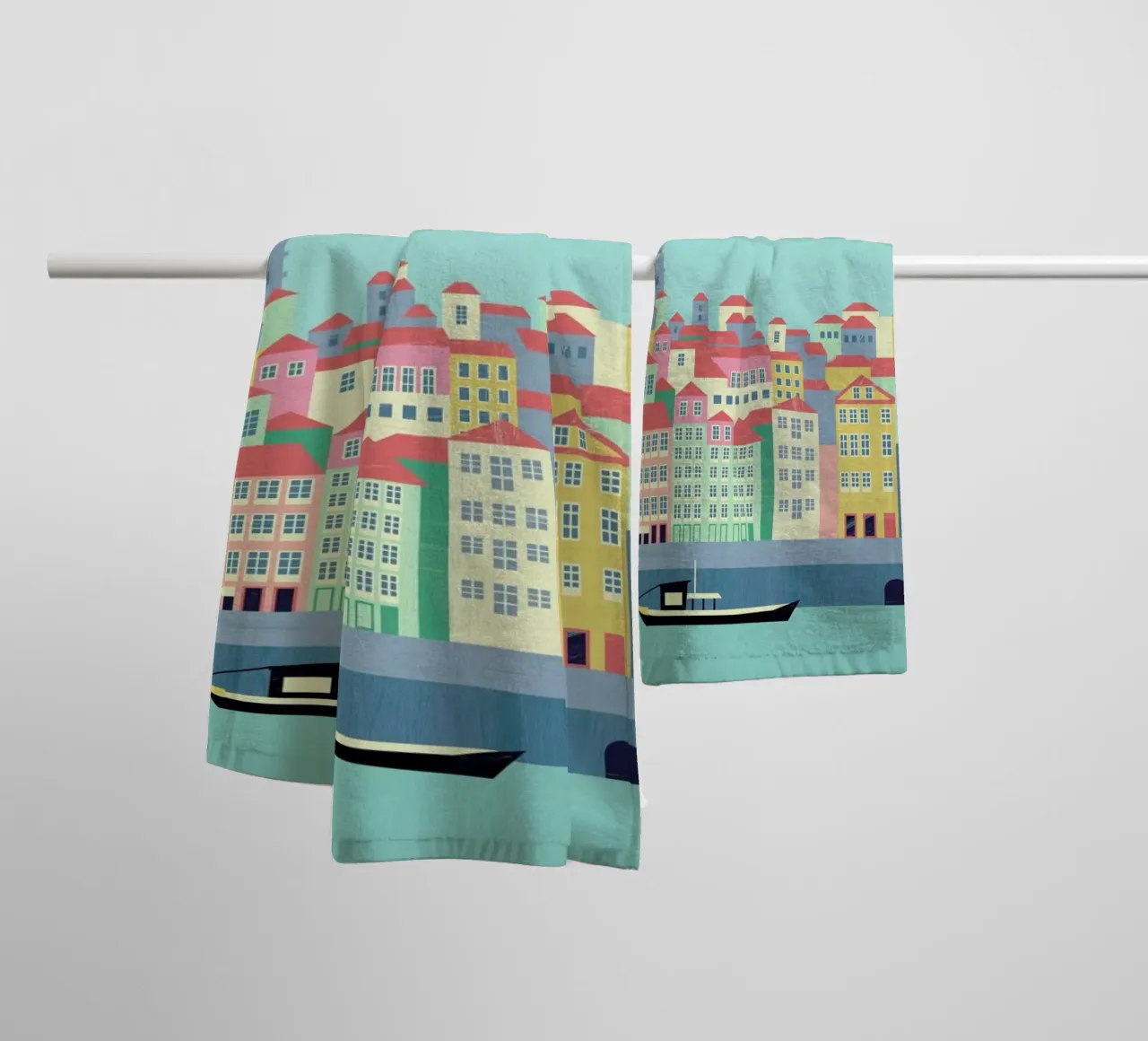 Porto towel by Katinka Reinke
