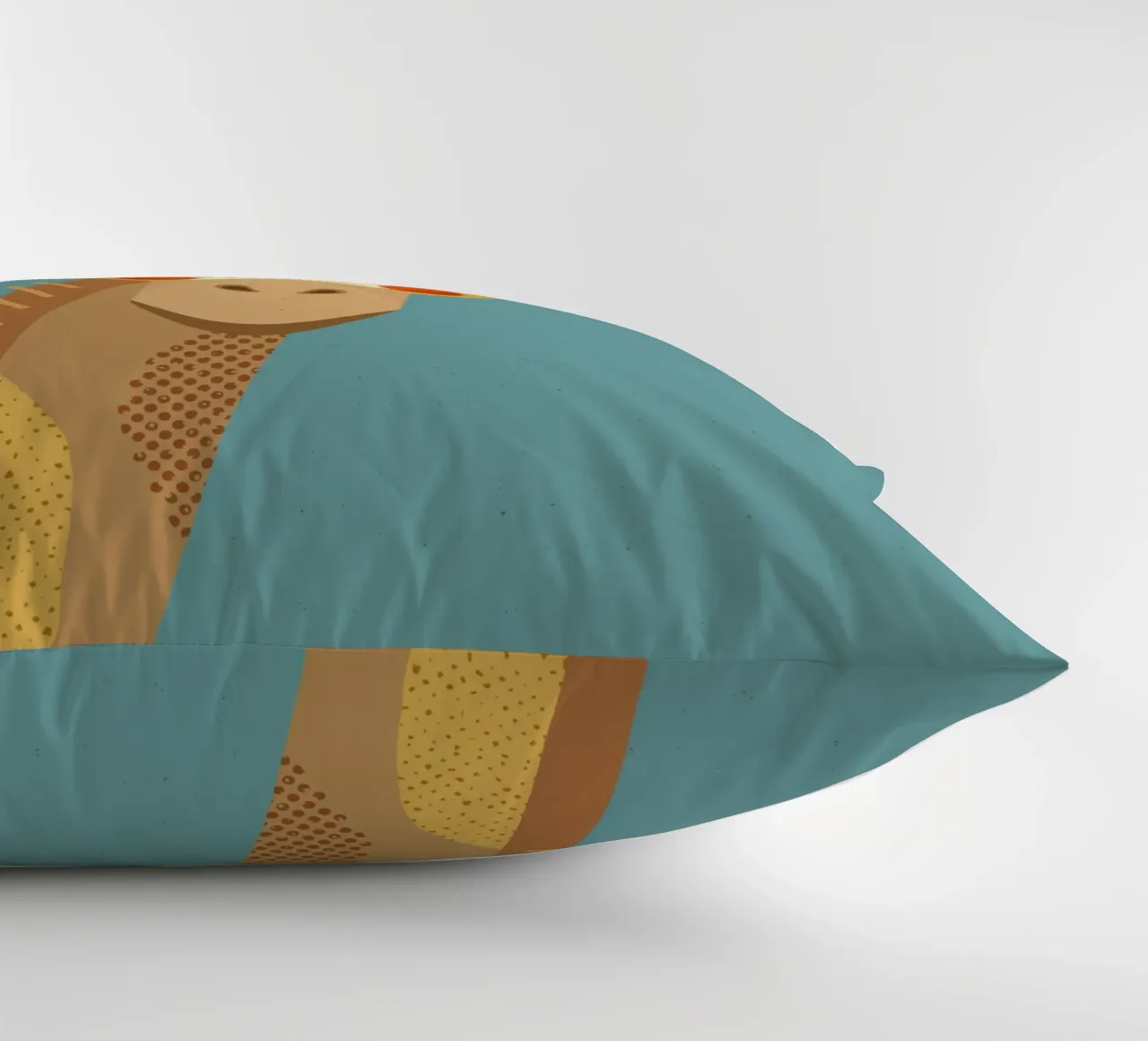 Giraffa, ritratto animale cuscino da The Printed Sparrow