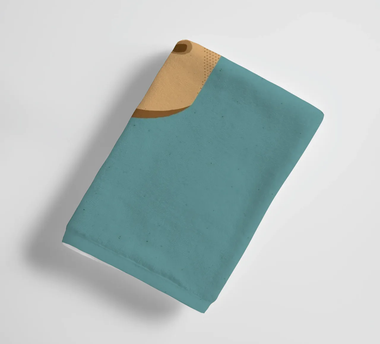 Giraffa, ritratto animale asciugamano da bagno da The Printed Sparrow