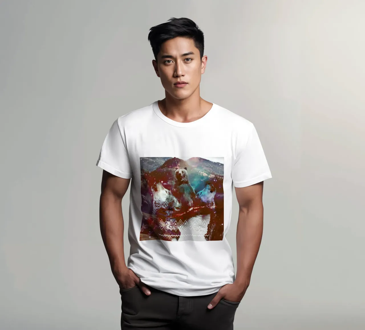 Bear in the Woods t-shirt da Kris Tate