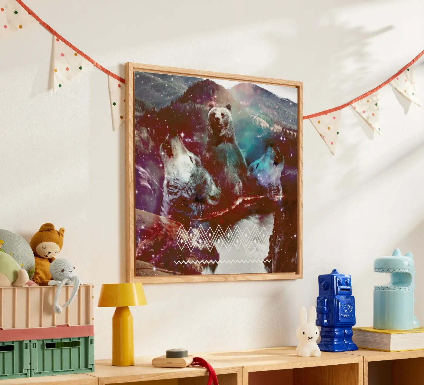 Bear in the Woods plexiglass da Kris Tate