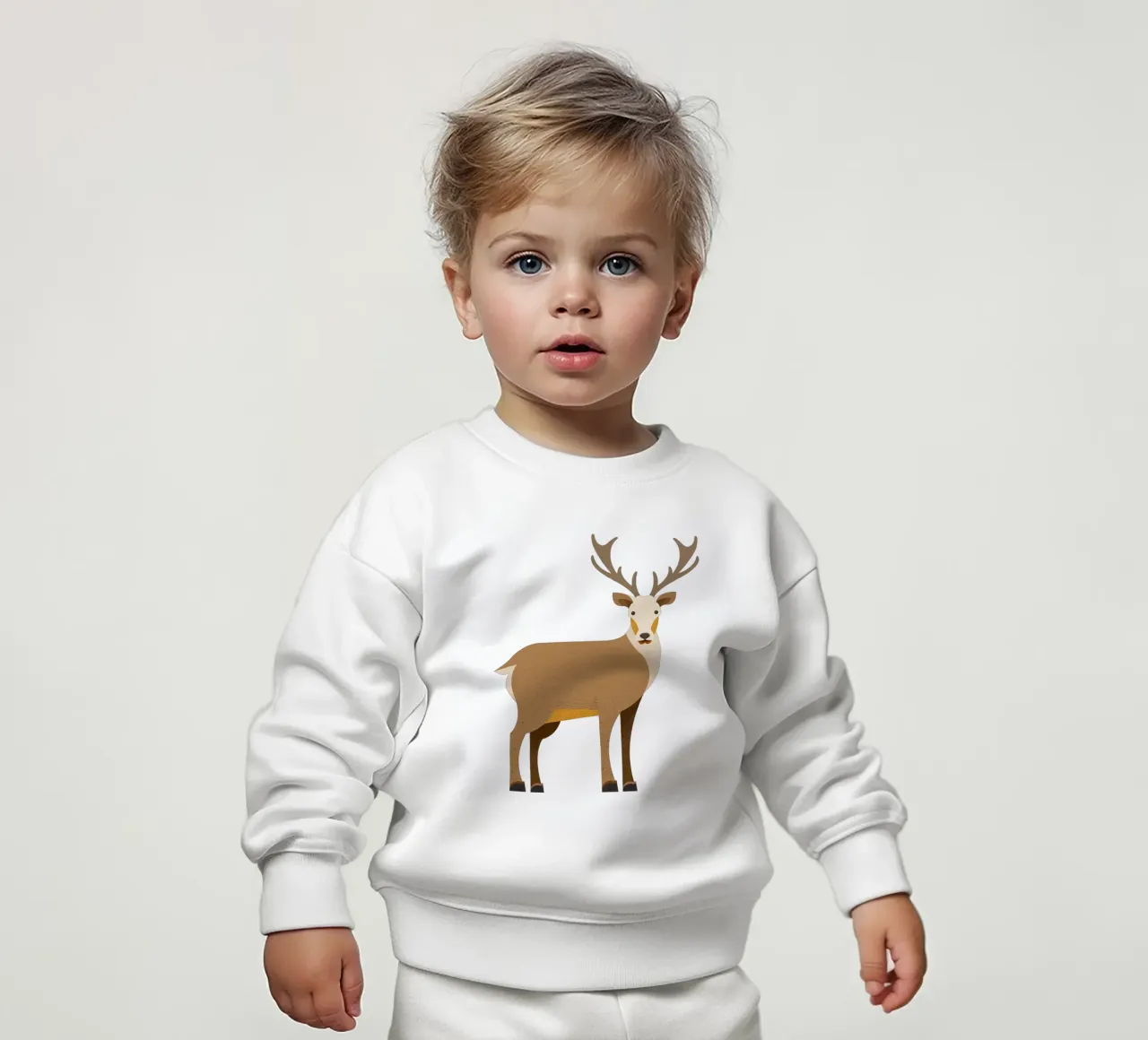 Capriccio Red Deer felpa neonato da The Printed Sparrow