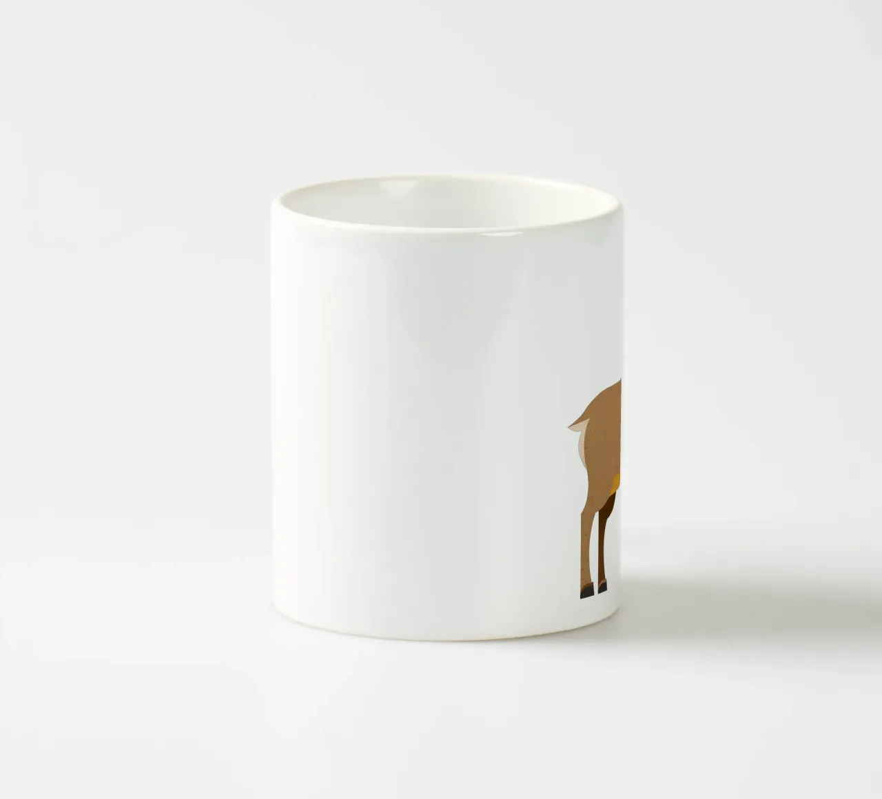 Capriccio Red Deer tazza in ceramica da The Printed Sparrow