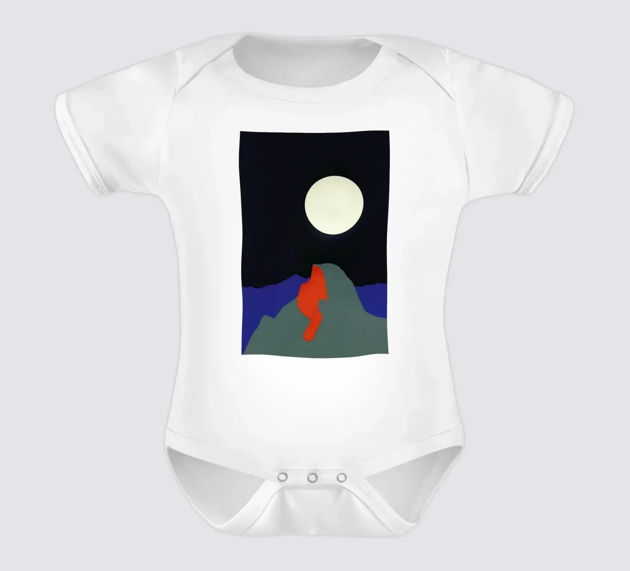 Half Dome body neonato maniche corte da Rosi Feist