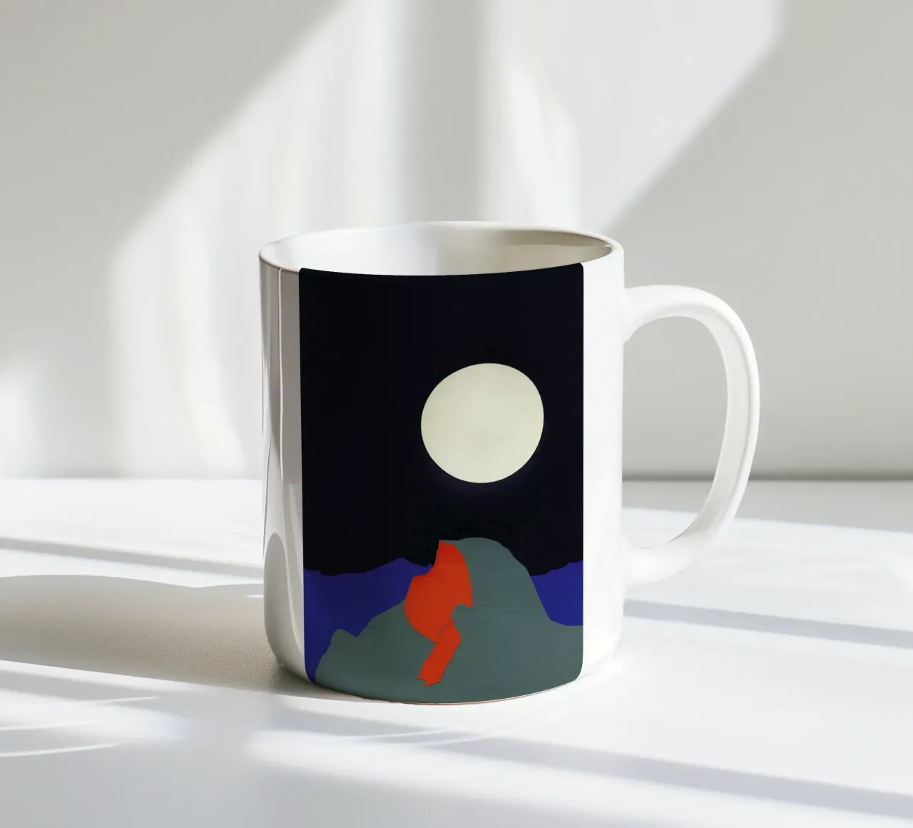 Half Dome tazza in ceramica da Rosi Feist