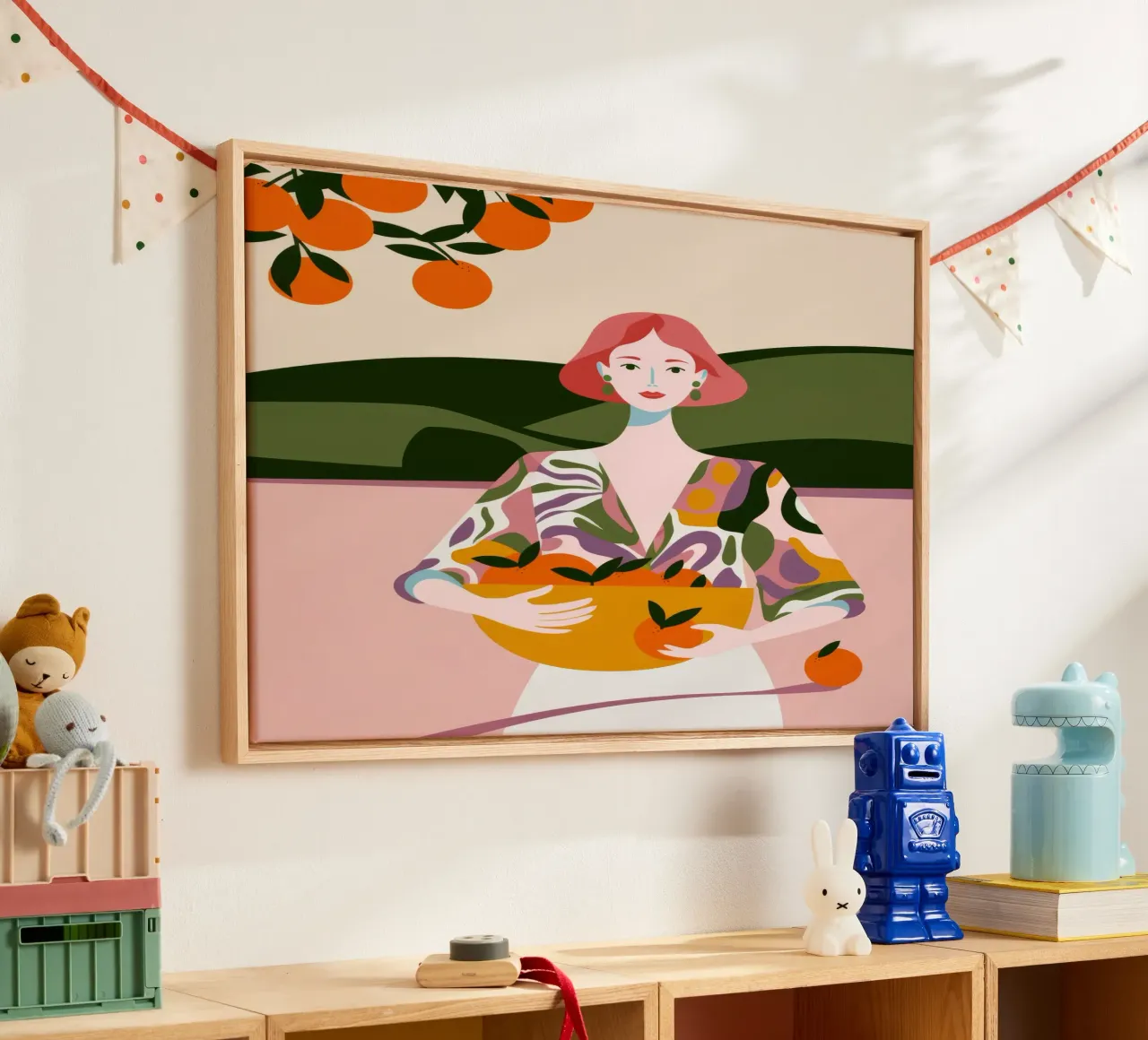 Oogst vreugdevolle overvloed canvas van Color Oblivion