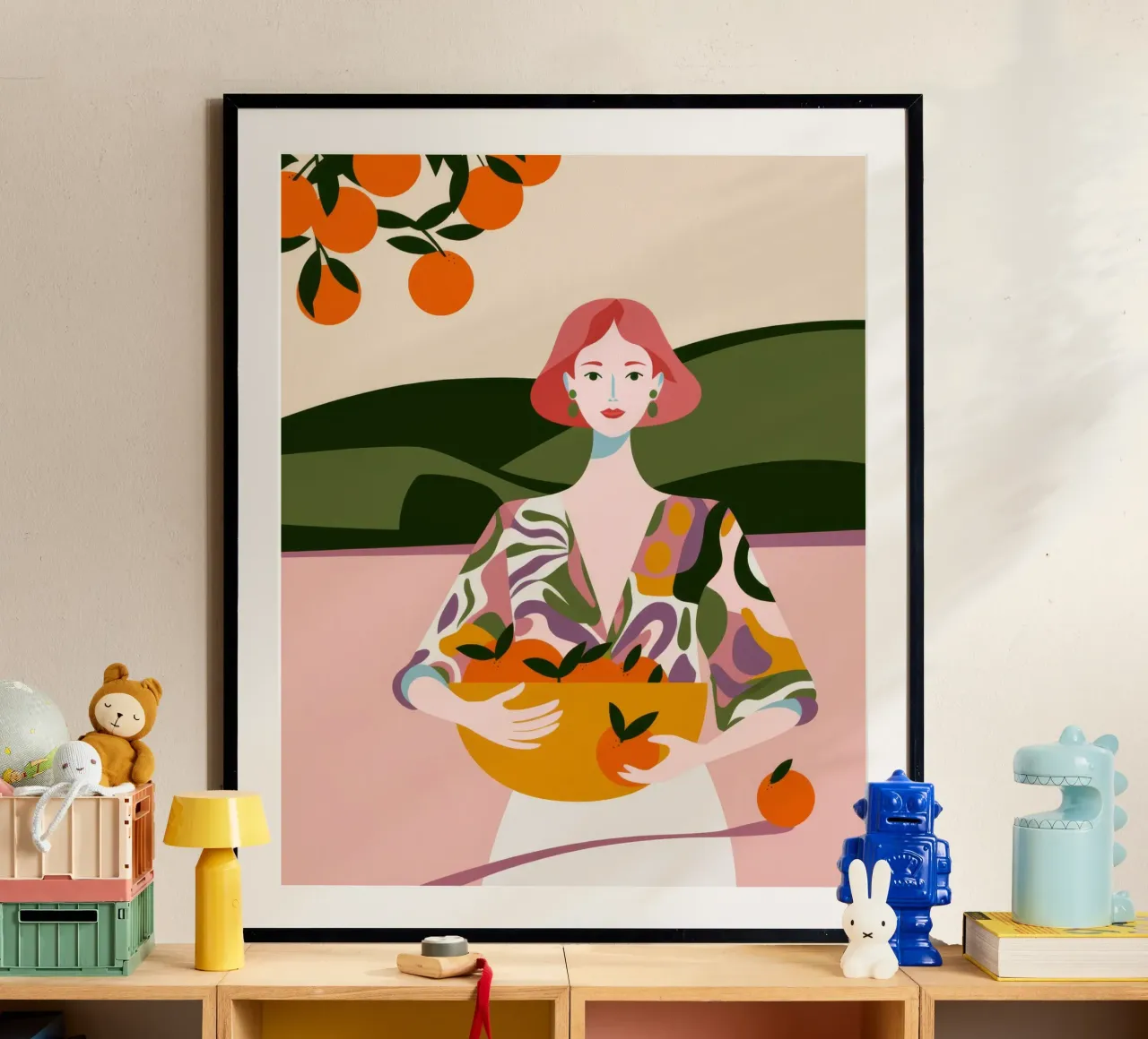 Récolte de l'abondance joyeuse poster de Color Oblivion