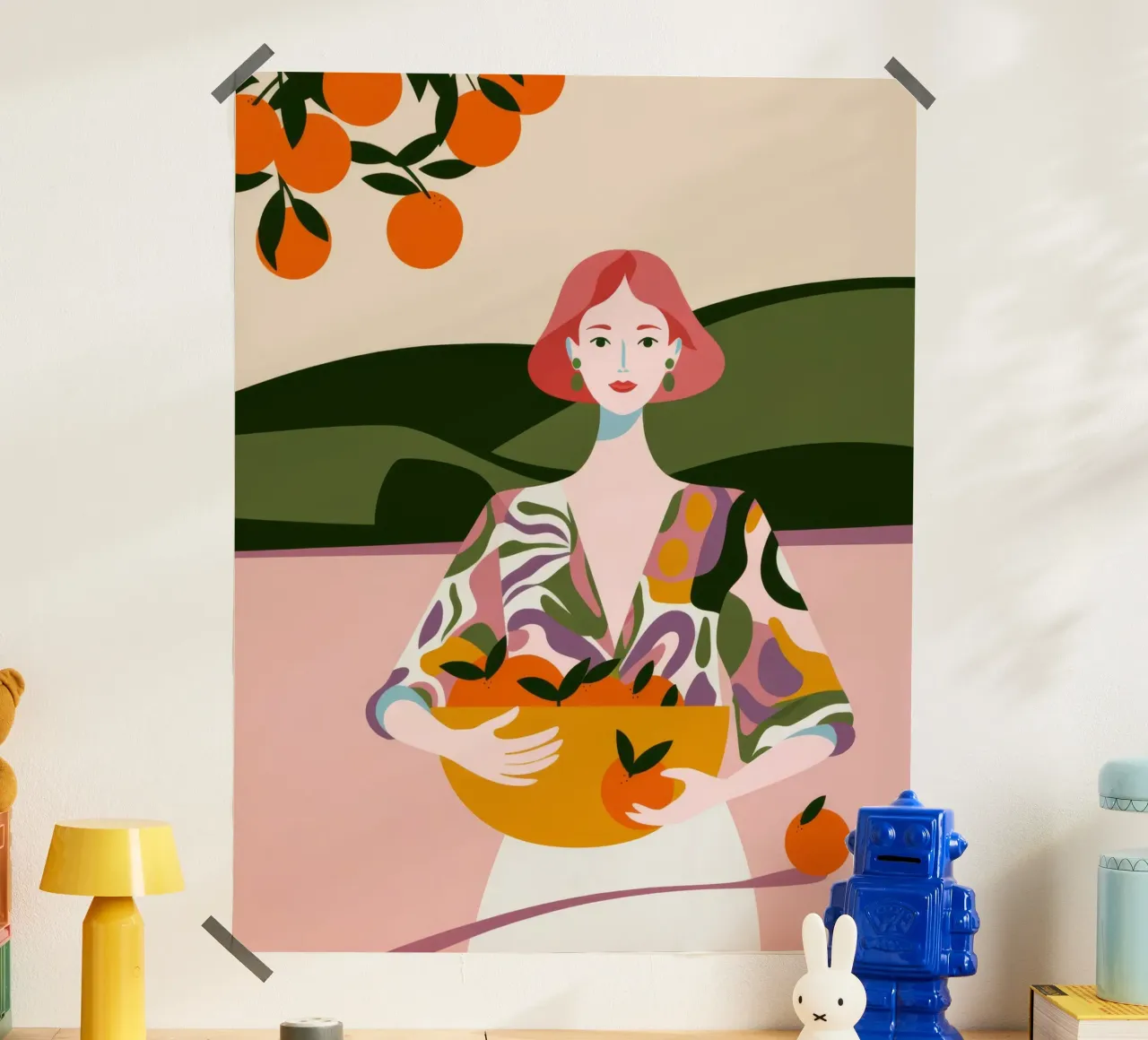 Récolte de l'abondance joyeuse poster de Color Oblivion