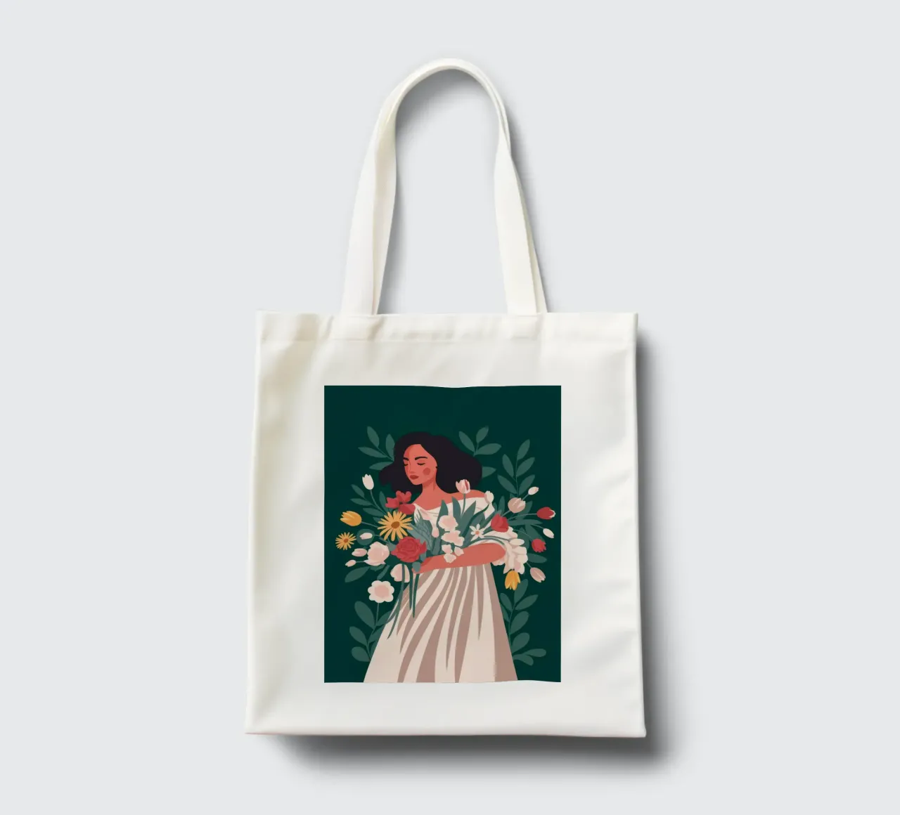 Floral Embrace Harmony tote bag by Color Oblivion