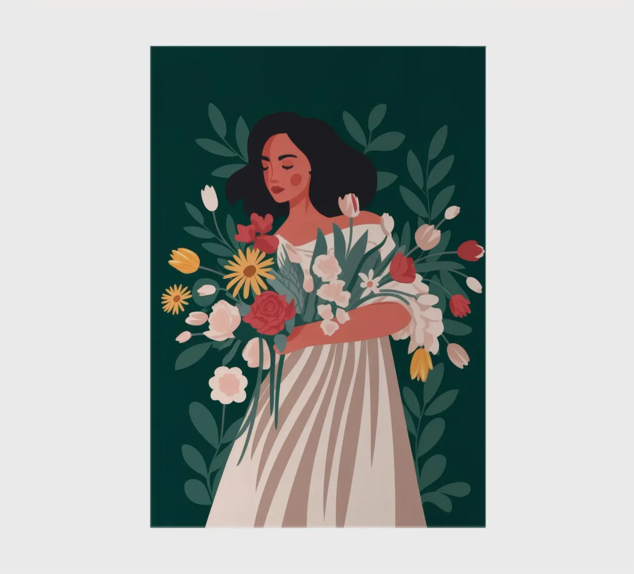 Abbraccio floreale Armonia diario da Color Oblivion