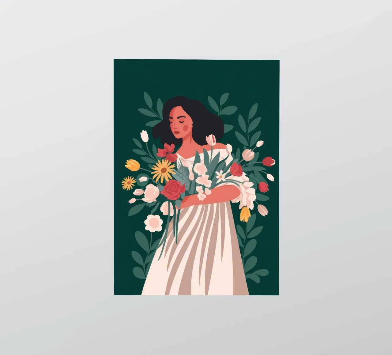 Floral Embrace Harmony sticker by Color Oblivion