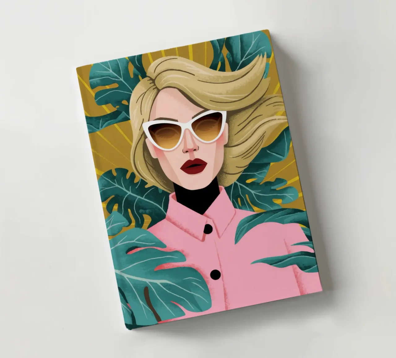 Blonde Tranquil Beauty notebook by Color Oblivion