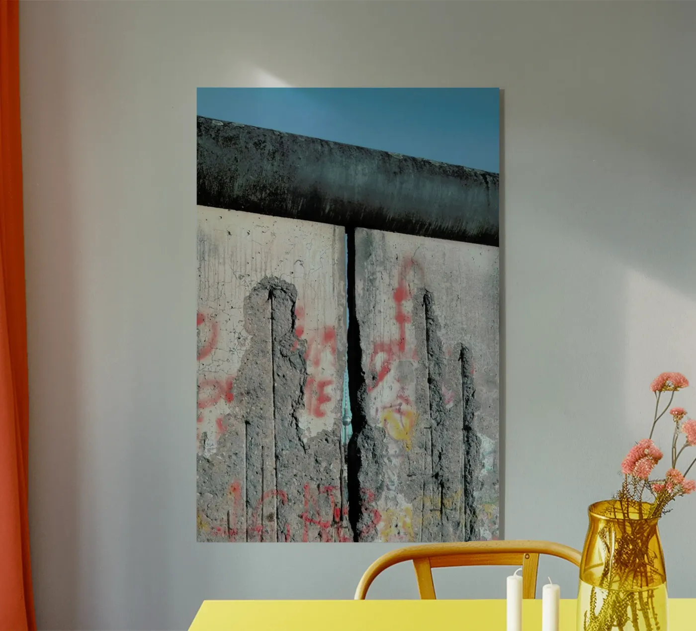 Wall 02 acryl van Michael Belhadi