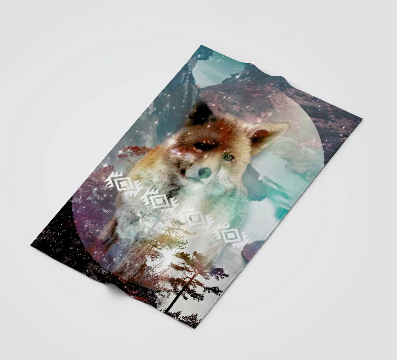 Fox Fleecedecke von Kris Tate