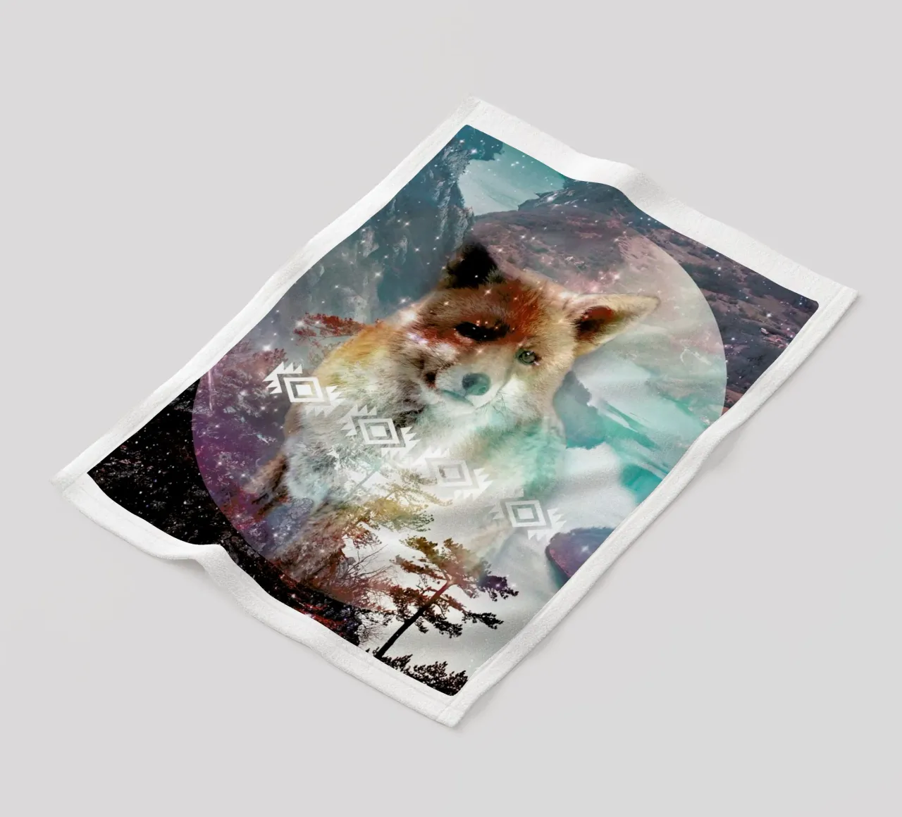 Fox Fleecedecke von Kris Tate