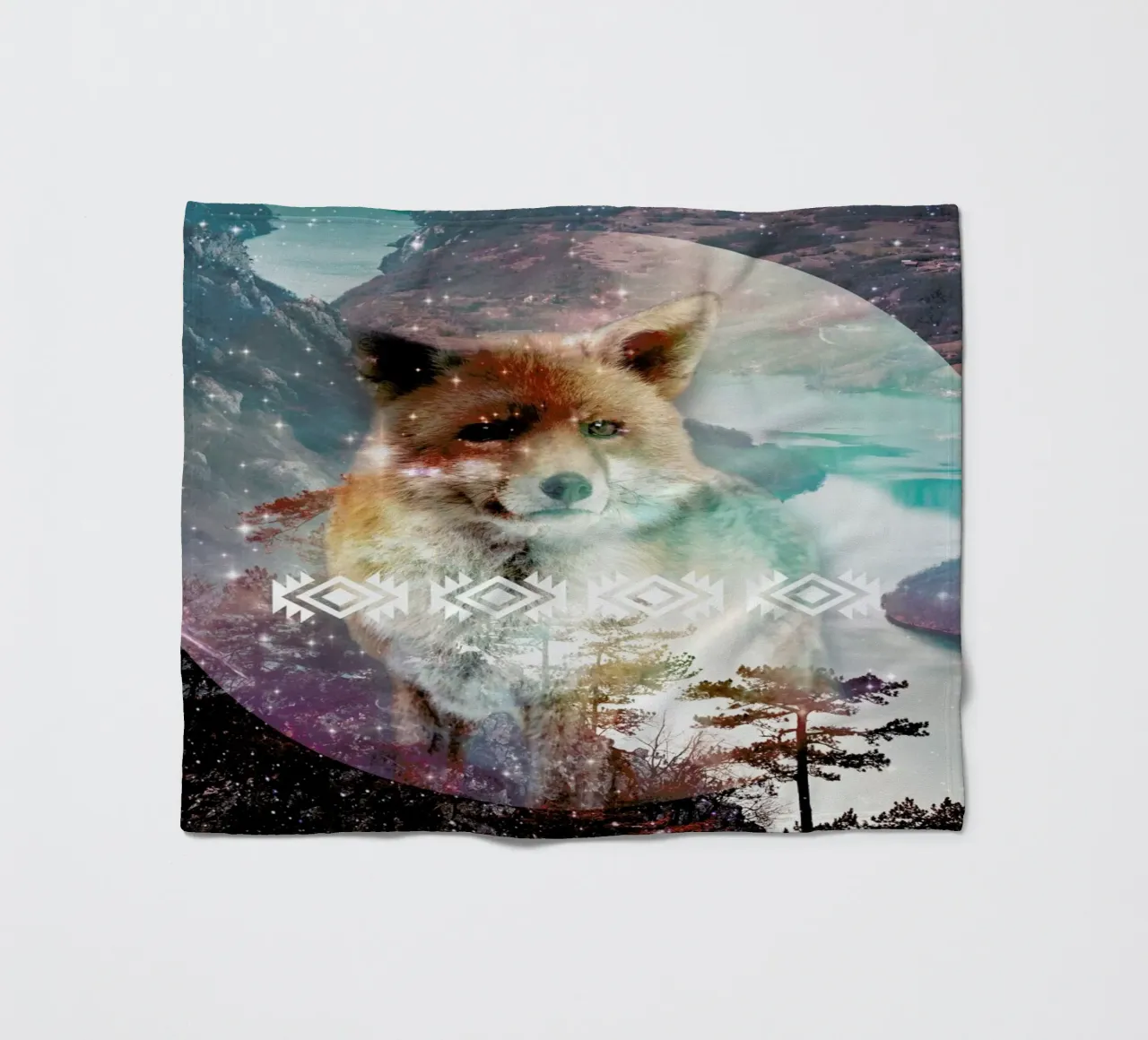 Fox Fleecedecke von Kris Tate