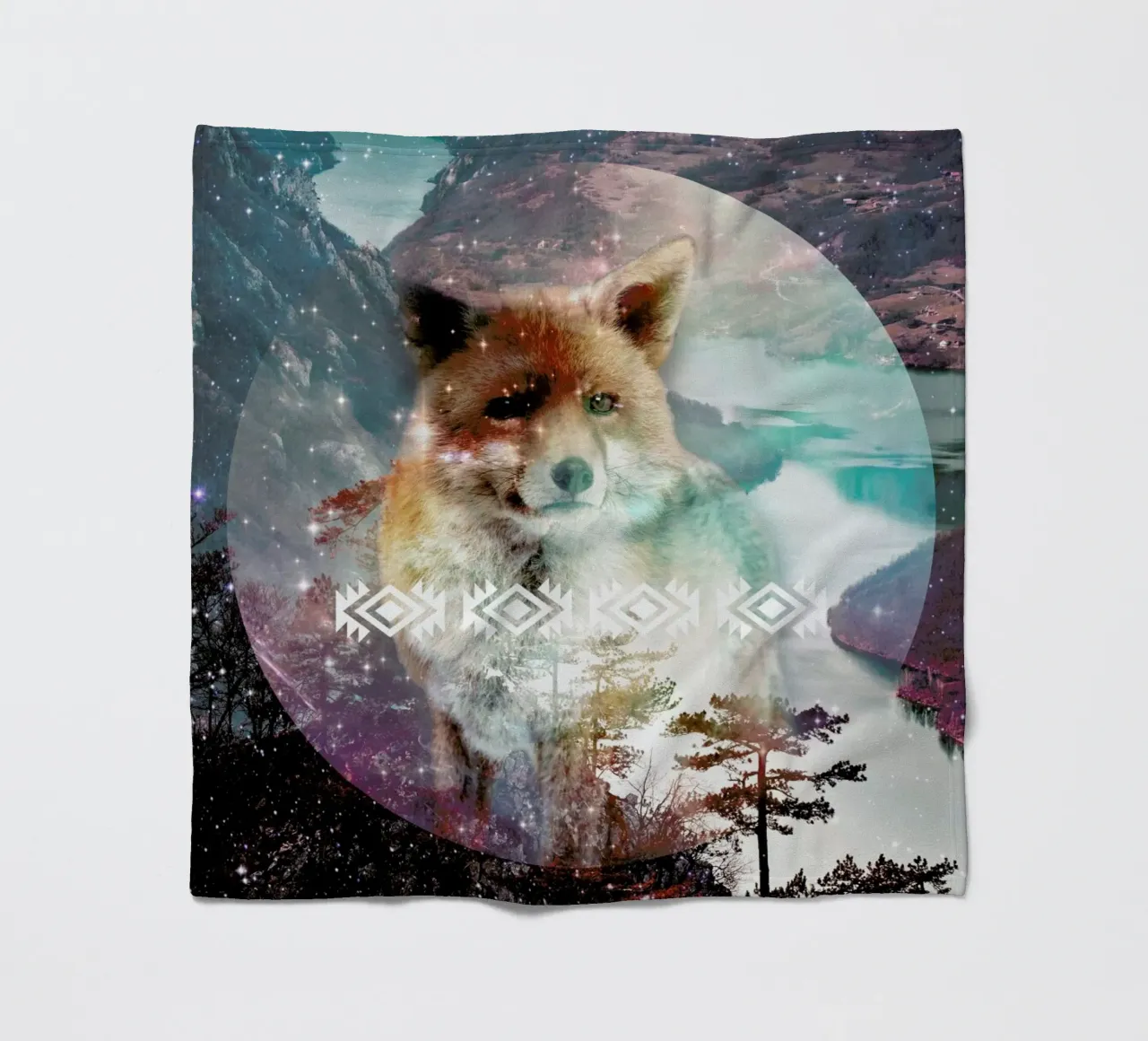Fox Fleecedecke von Kris Tate