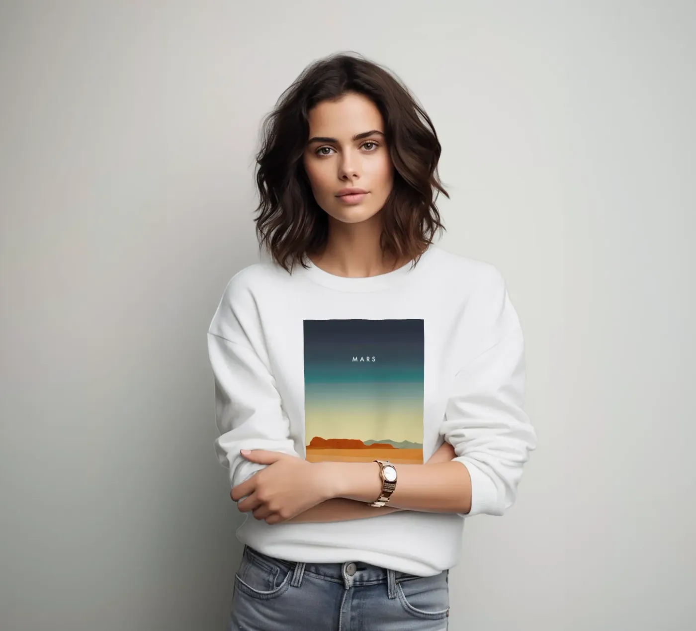 Mars sweatshirt by Katinka Reinke