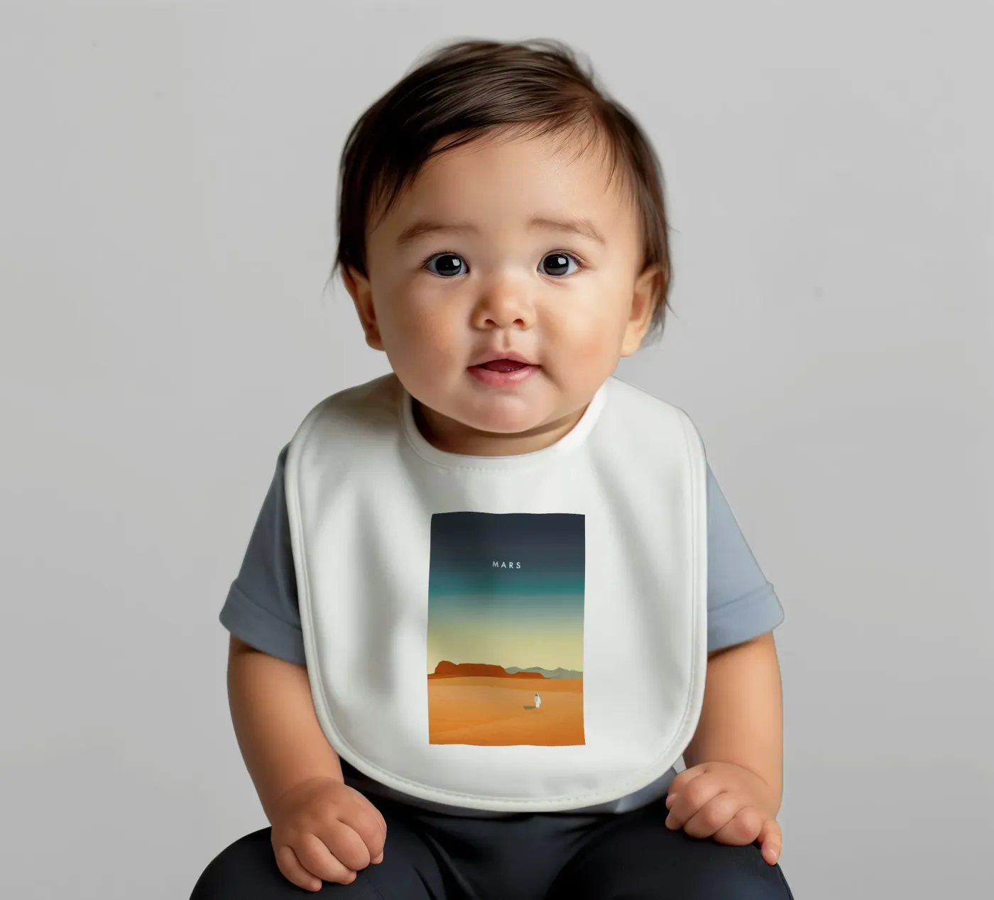 Mars baby slabbetje van Katinka Reinke