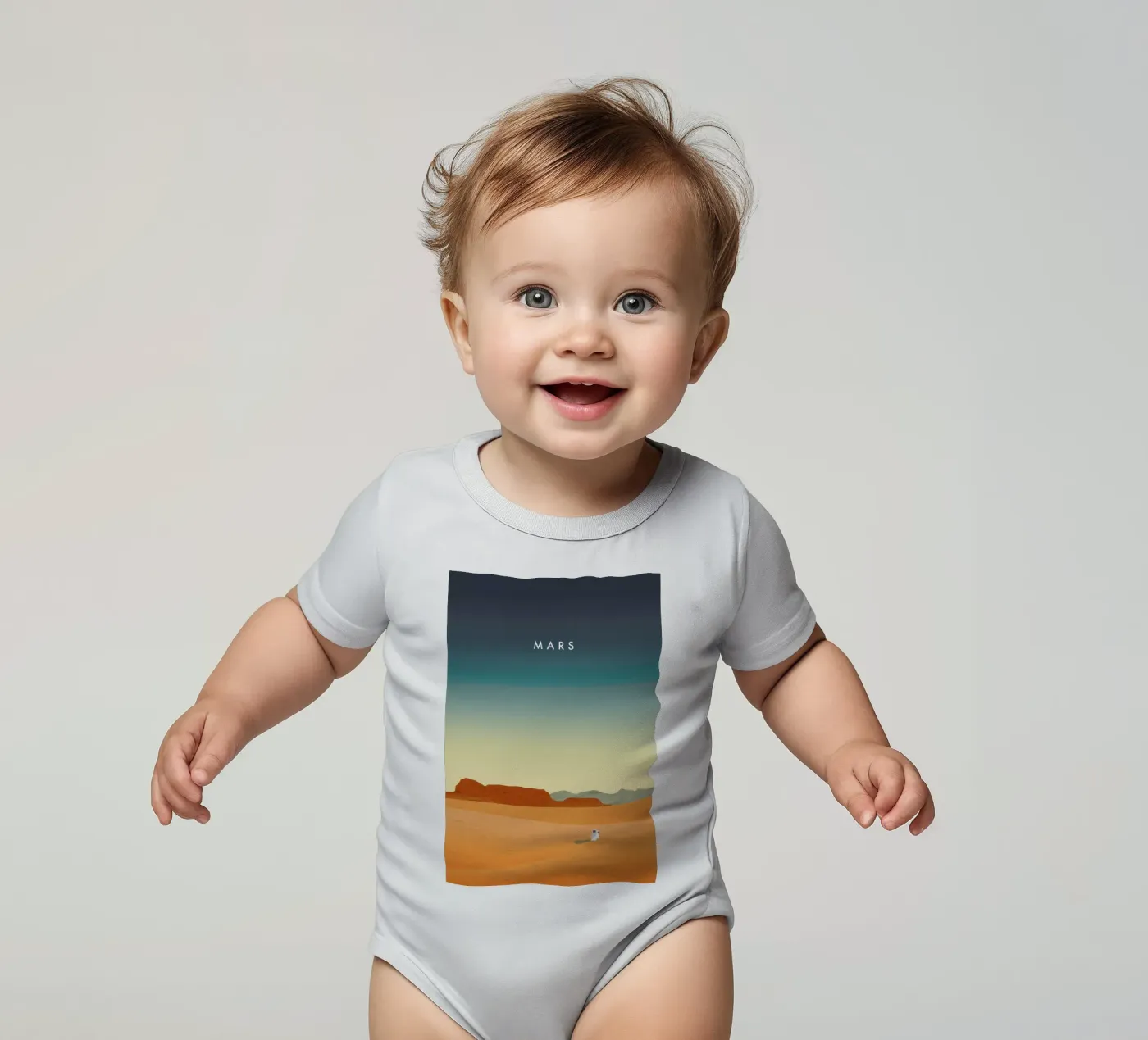 Mars body neonato maniche corte da Katinka Reinke