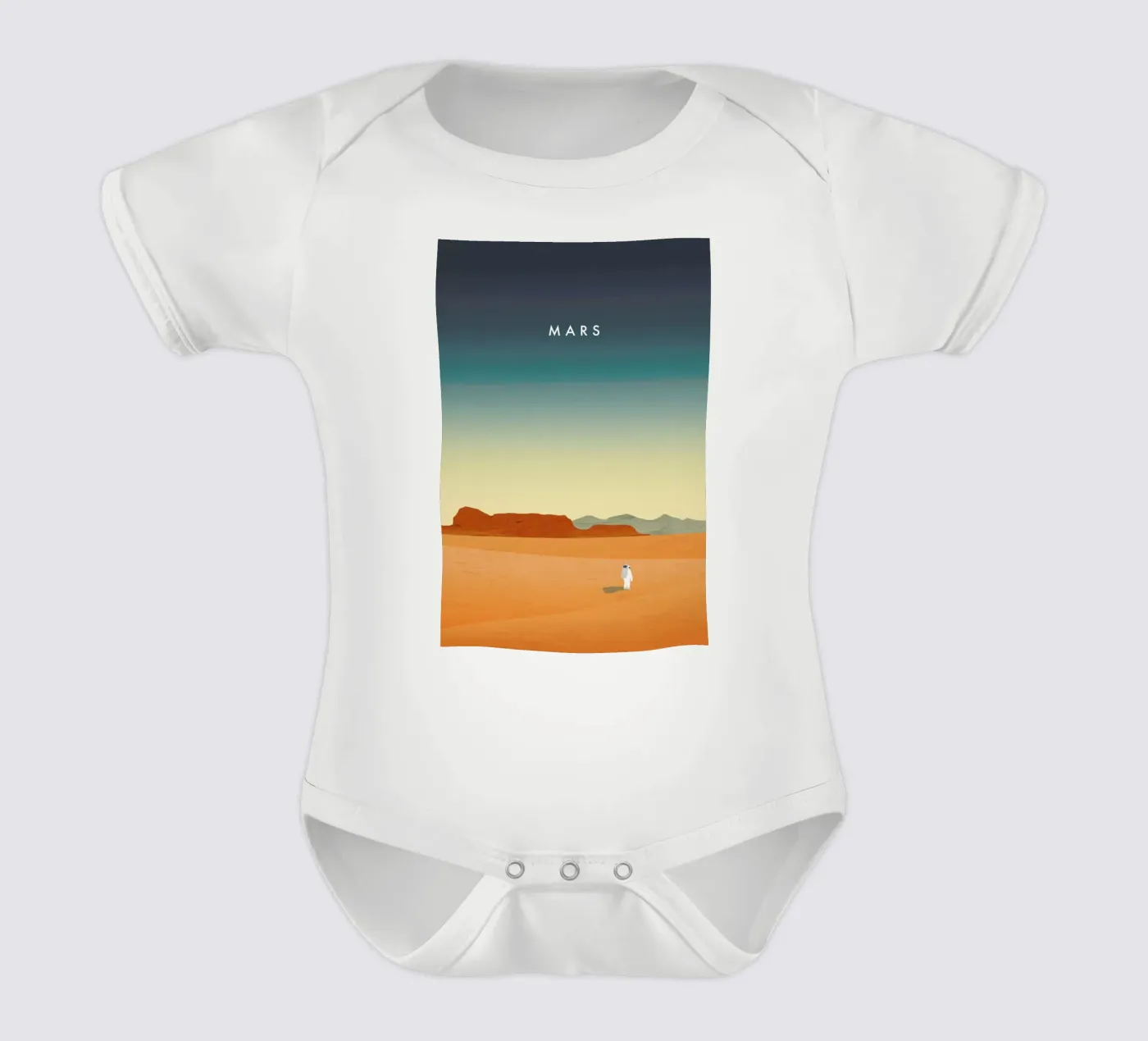 Mars body neonato maniche corte da Katinka Reinke