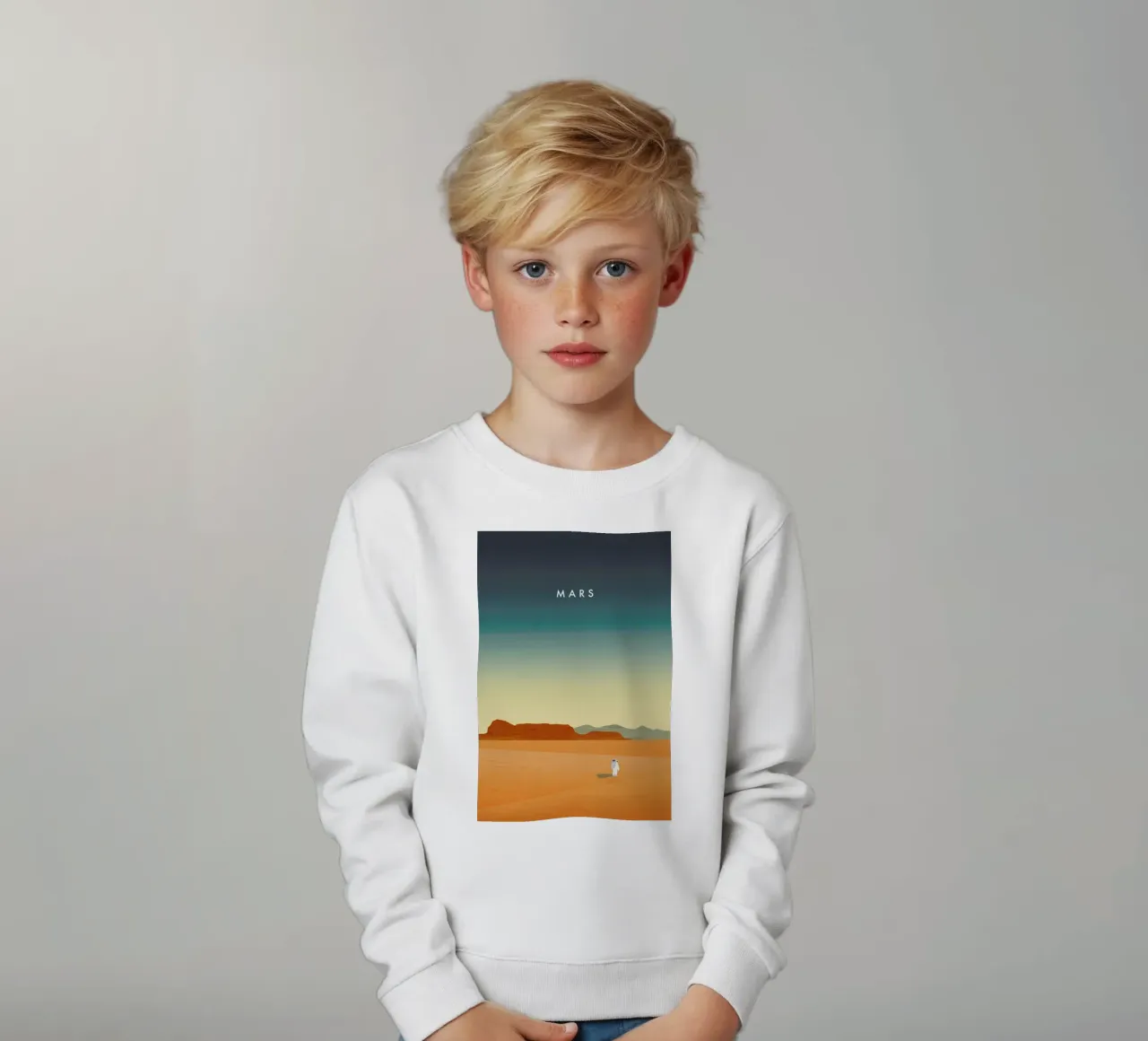 Mars kids sweatshirt by Katinka Reinke