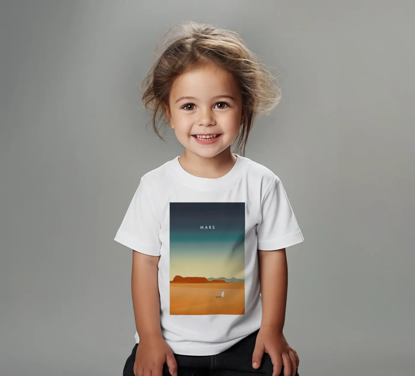Mars kids t-shirt by Katinka Reinke