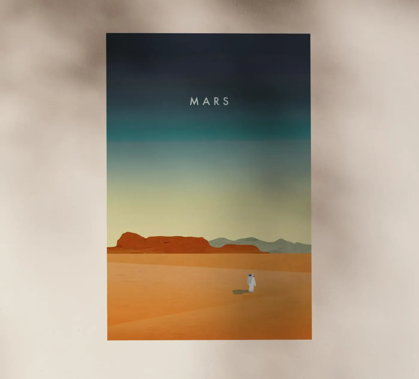 Mars backlit folie van Katinka Reinke