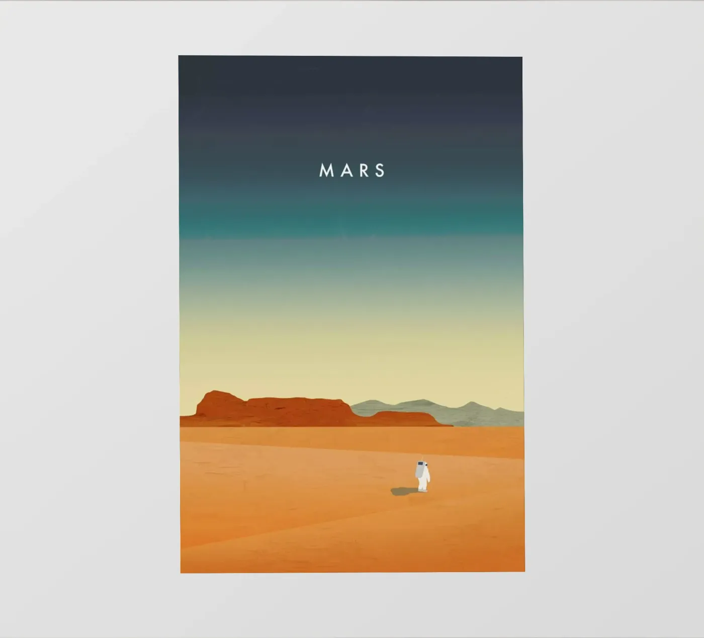 Mars Backlit Folie von Katinka Reinke