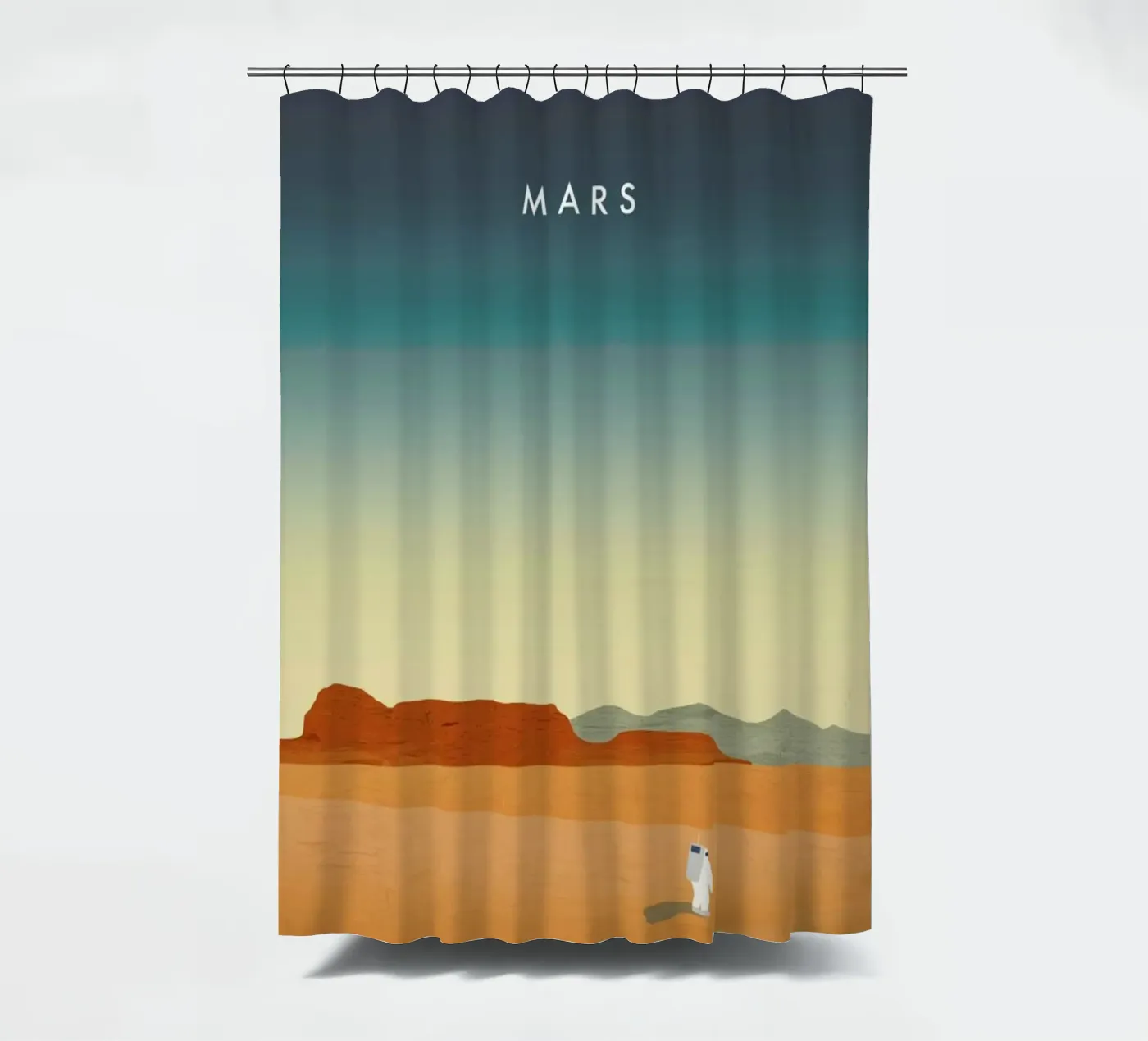 Mars Duschvorhang von Katinka Reinke