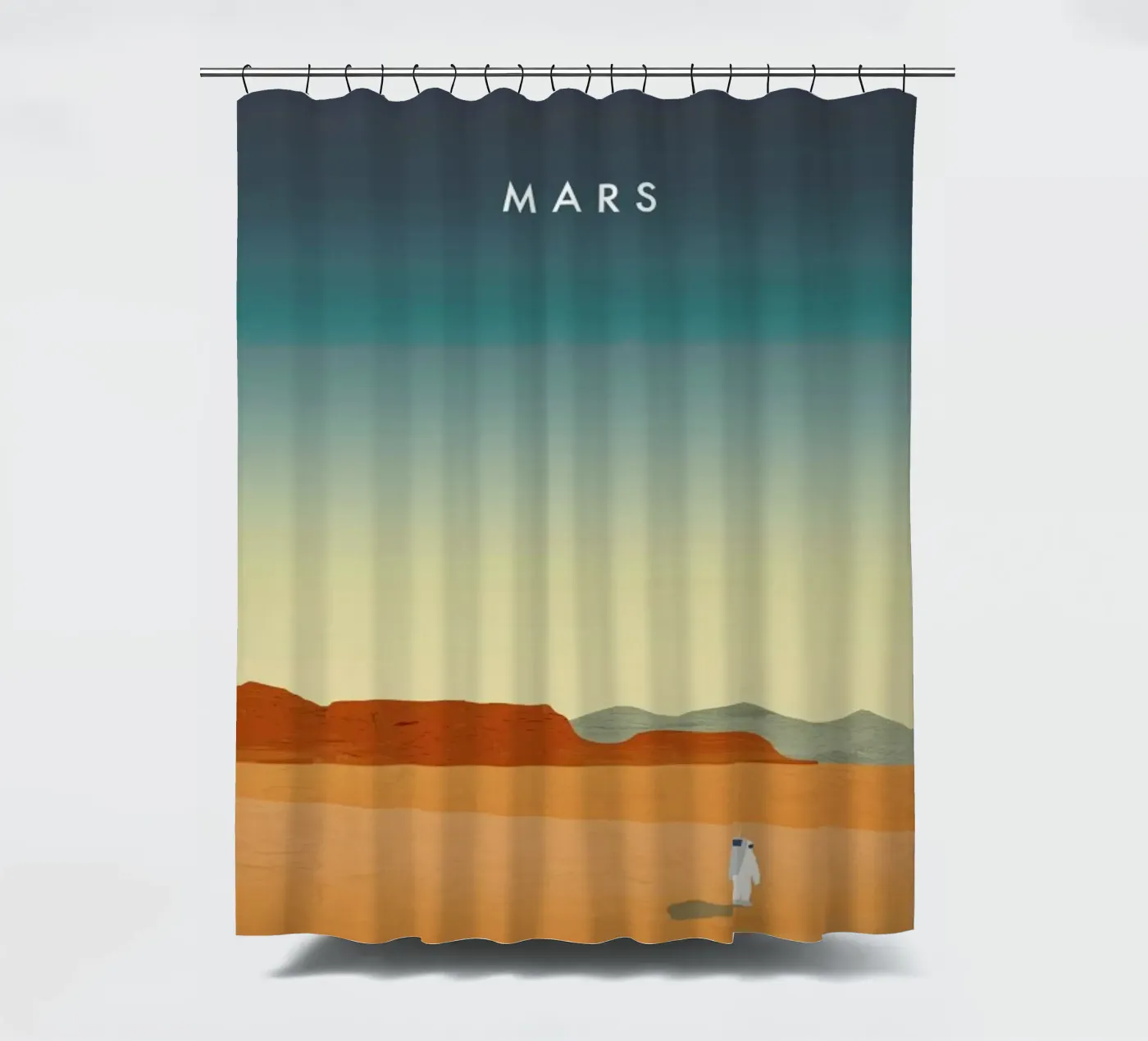 Mars Duschvorhang von Katinka Reinke