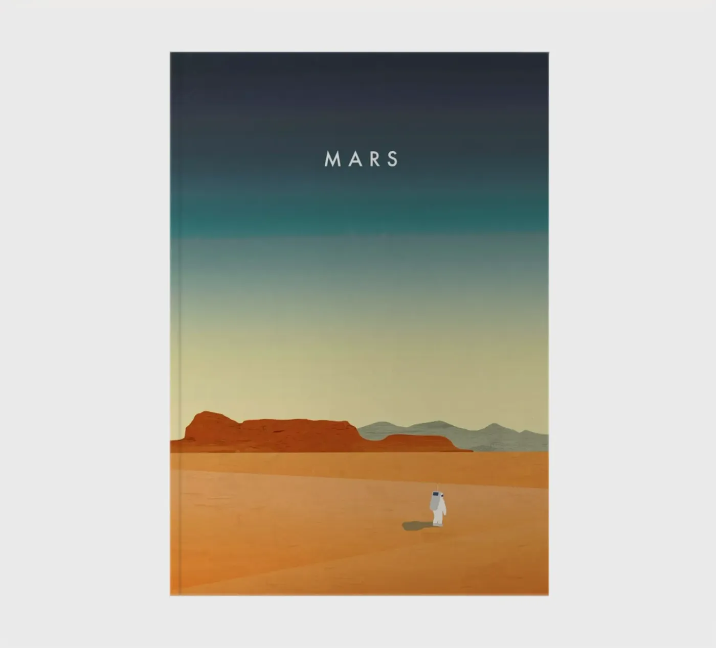 Mars notebook by Katinka Reinke